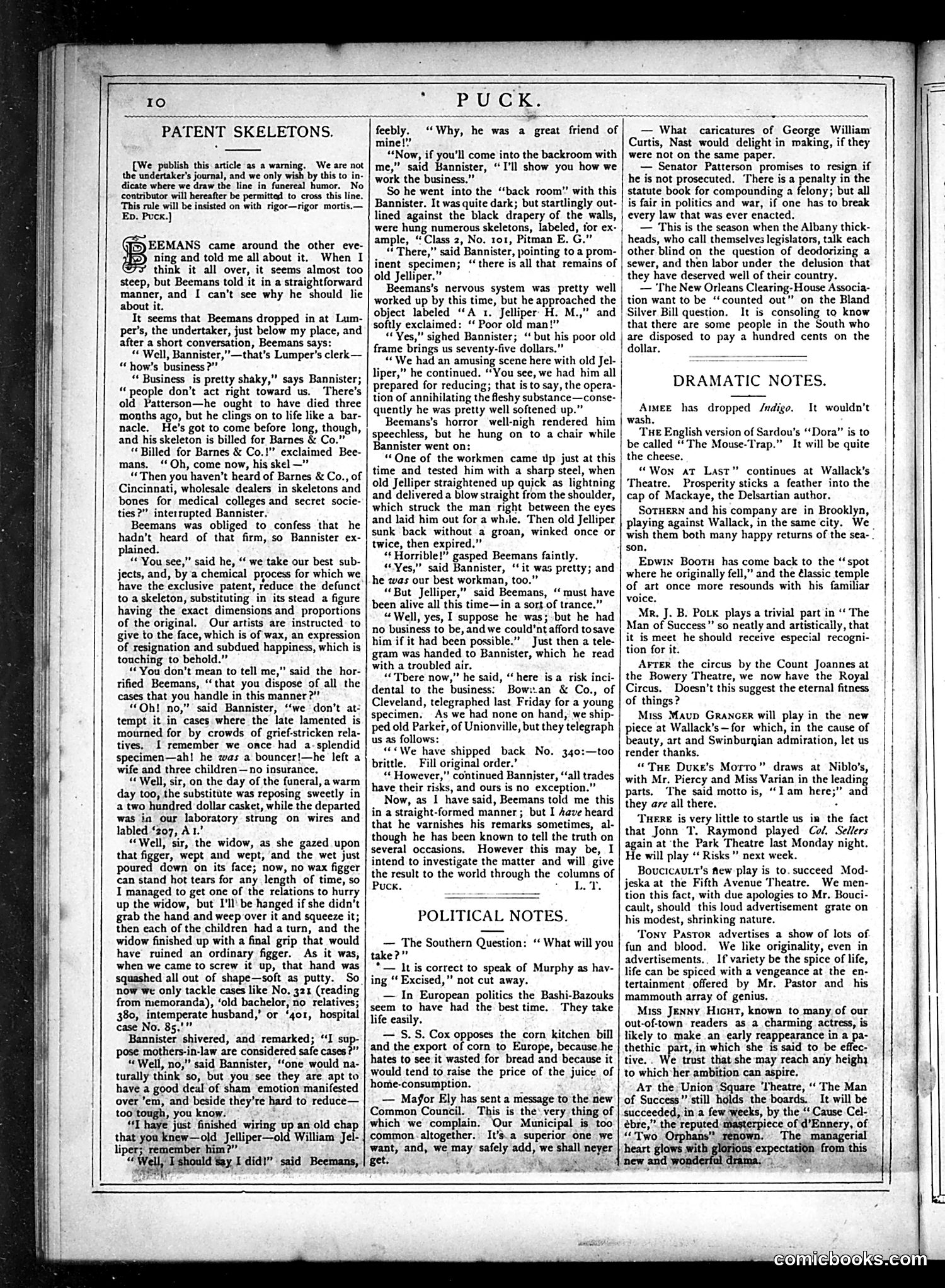 Puck — January 9, 1878 — page 10 of 16