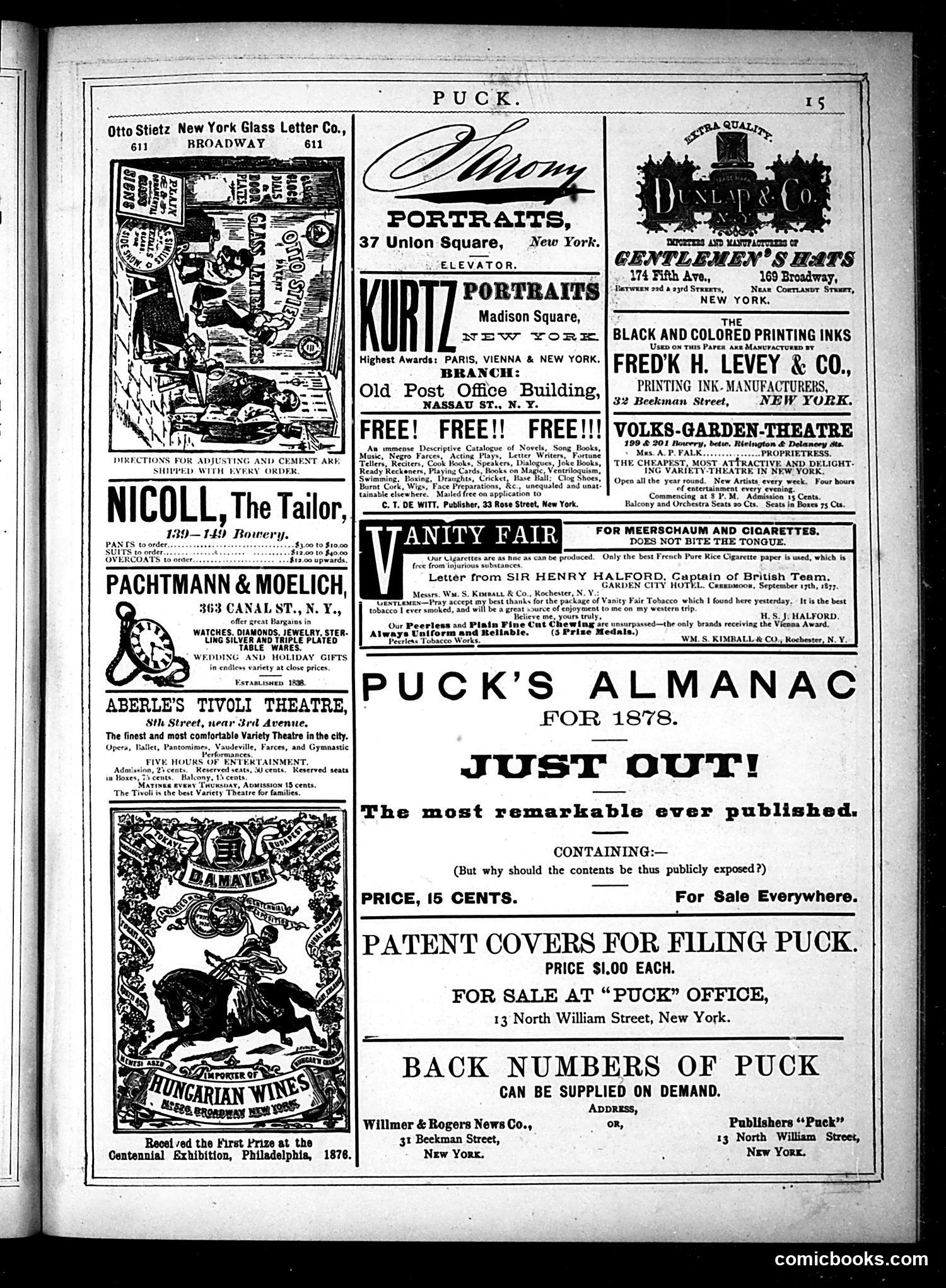 Puck — January 9, 1878 — page 15 of 16