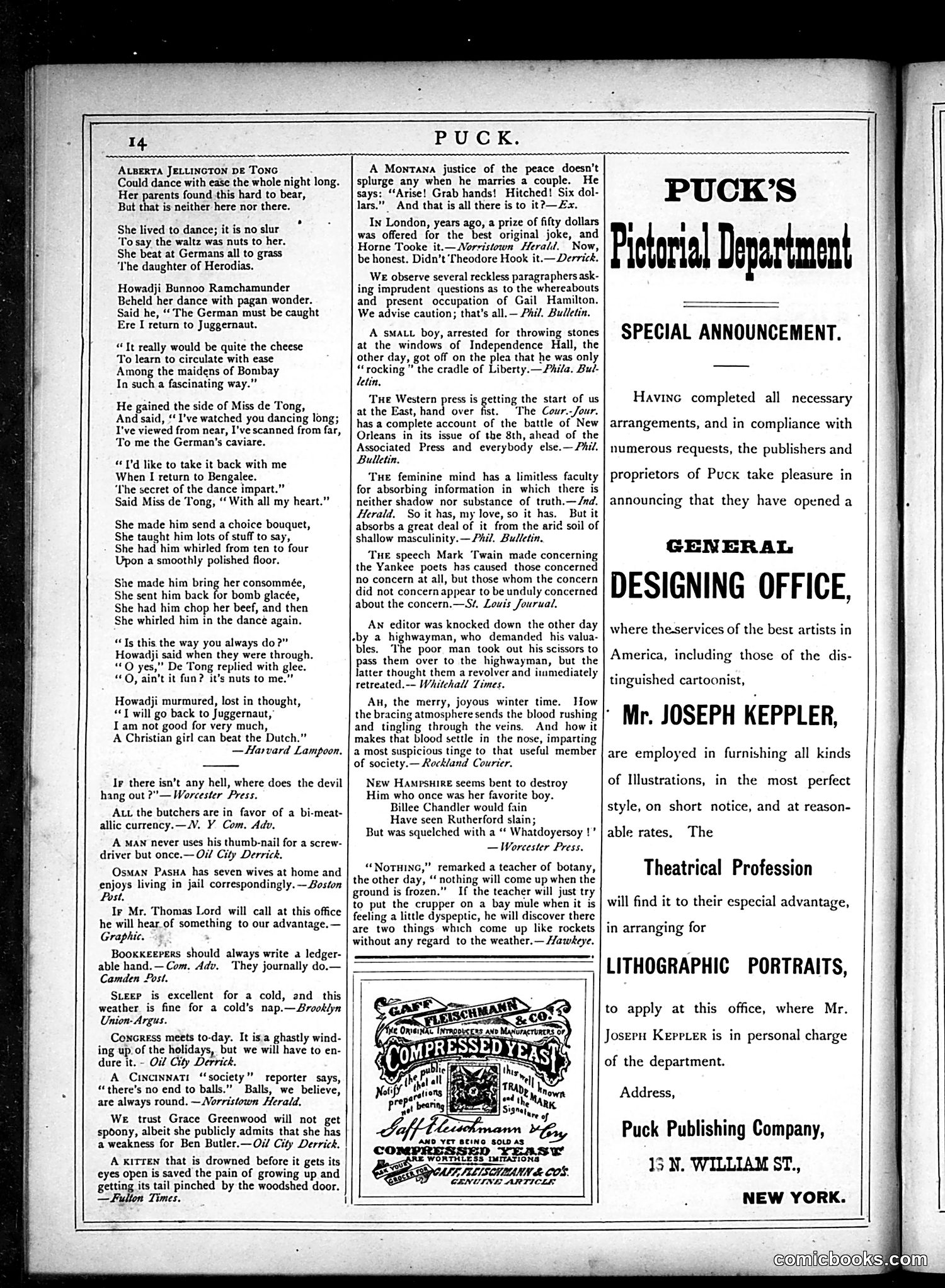Puck — January 16, 1878 — page 14 of 16