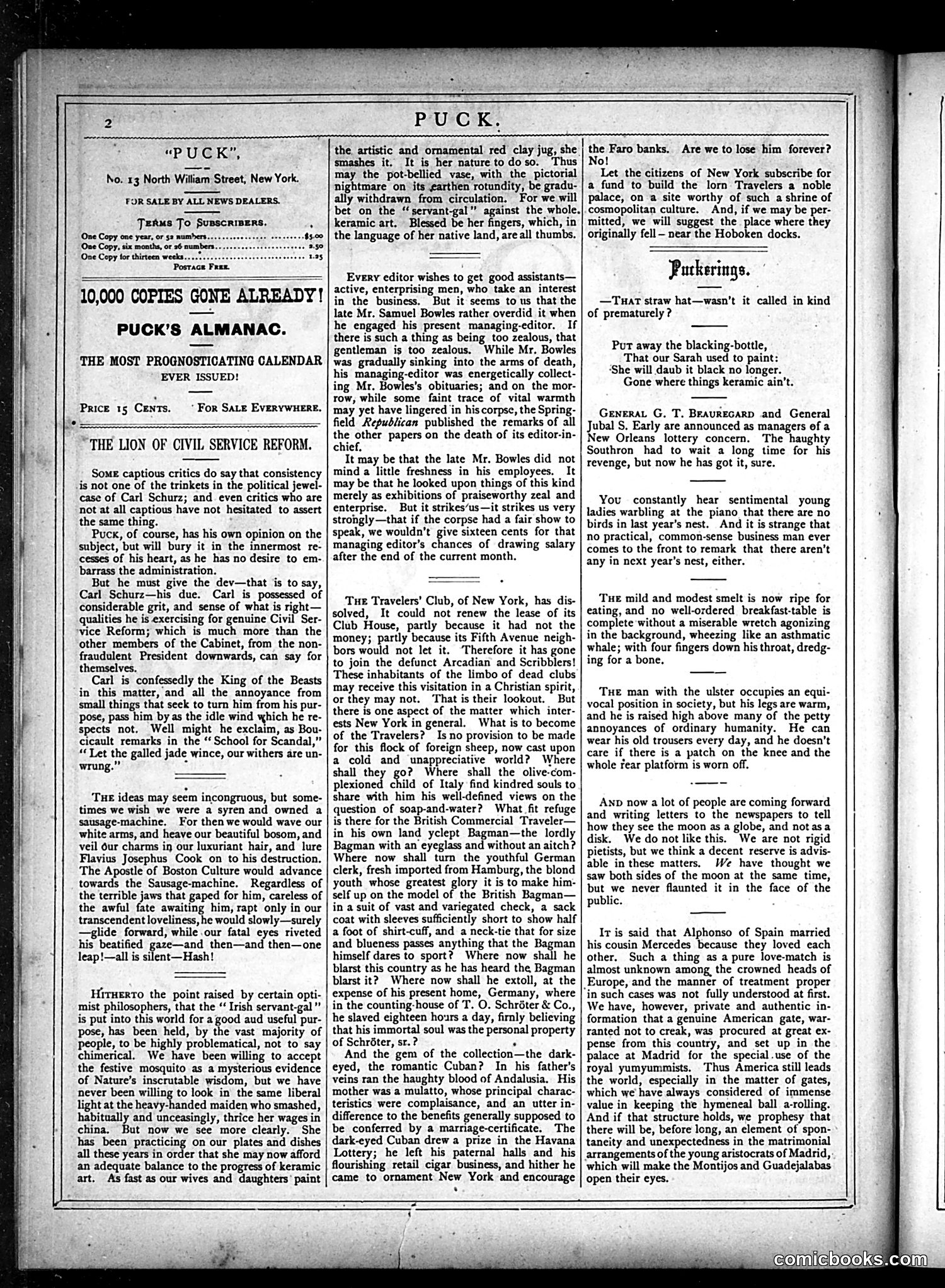 Puck — January 30, 1878 — page 2 of 16