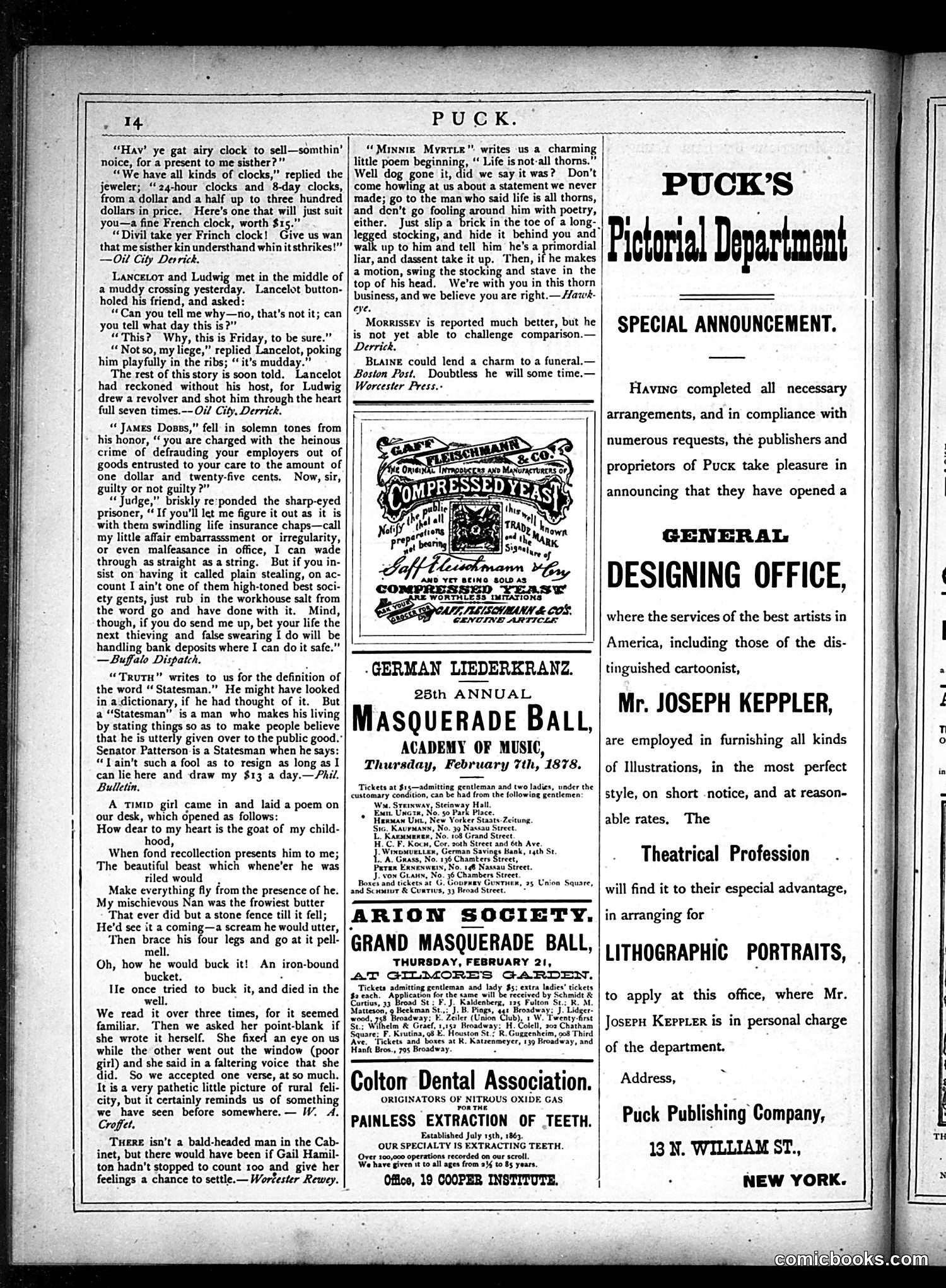 Puck — January 30, 1878 — page 14 of 16