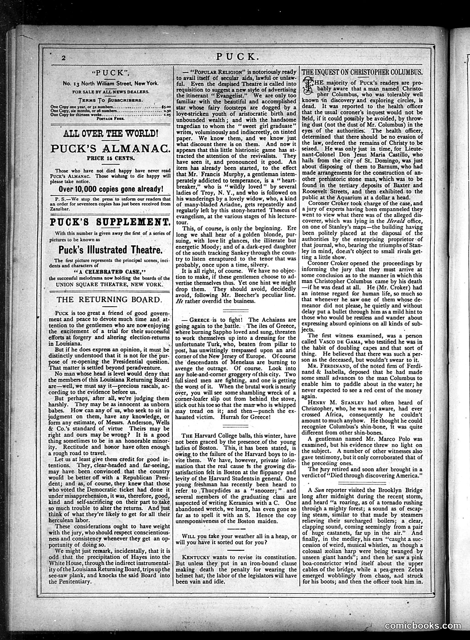 Puck — February 6, 1878 — page 2 of 20