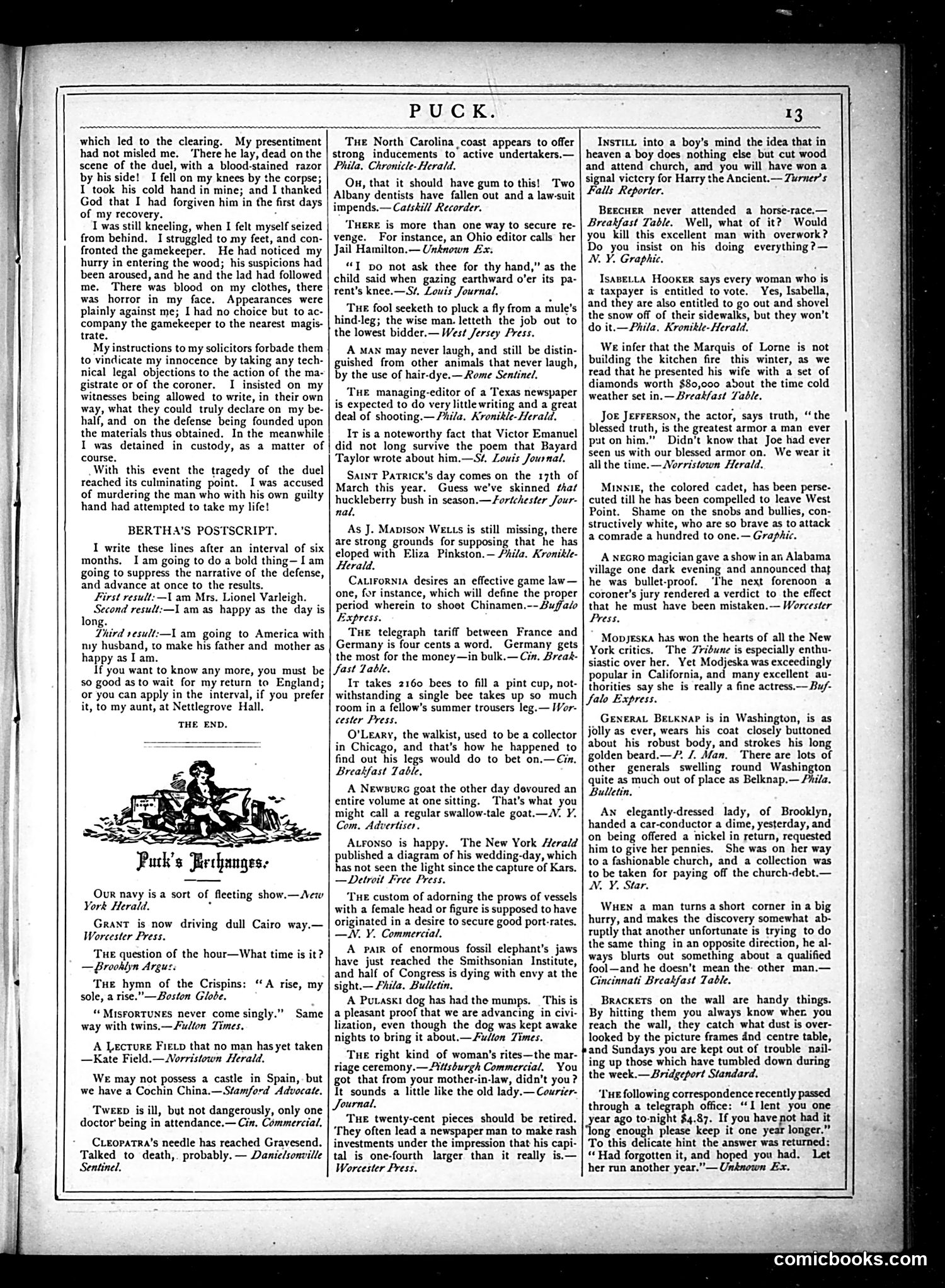 Puck — February 13, 1878 — page 13 of 16