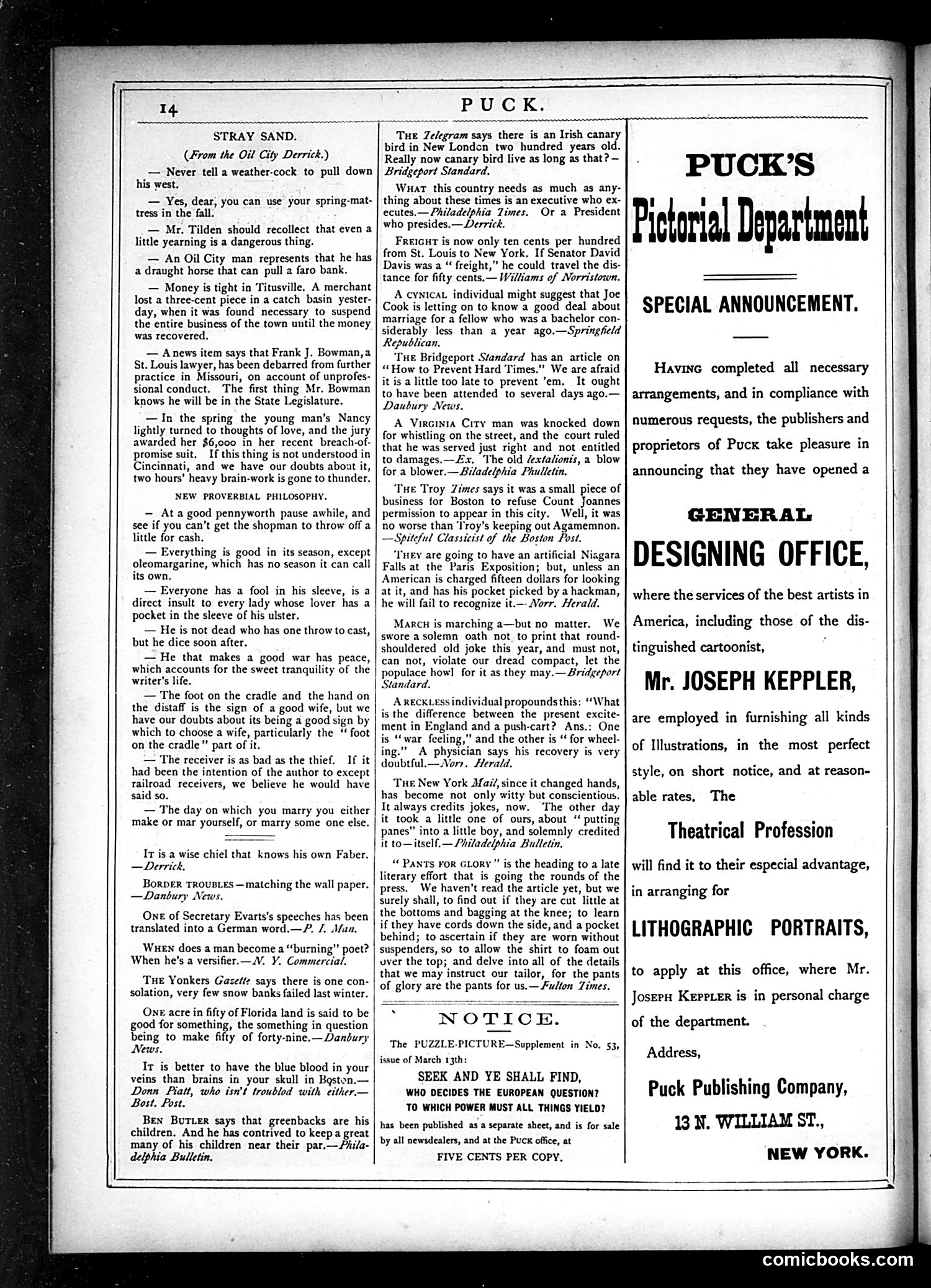 Puck — March 20, 1878 — page 14 of 16