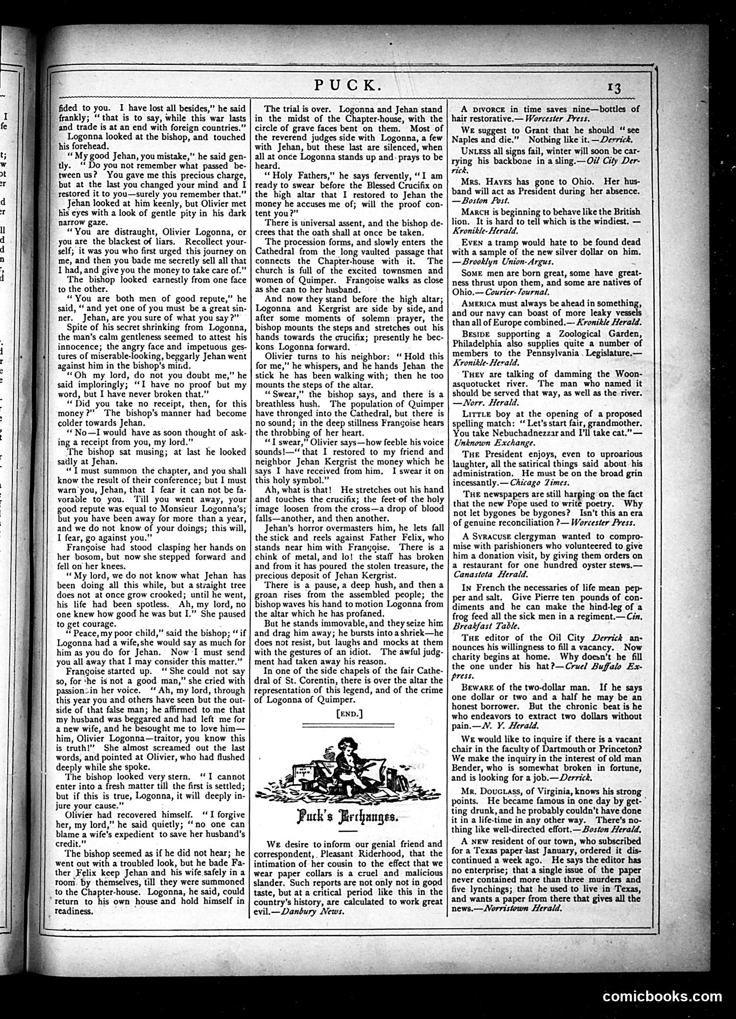 Puck — April 3, 1878 — page 13 of 16