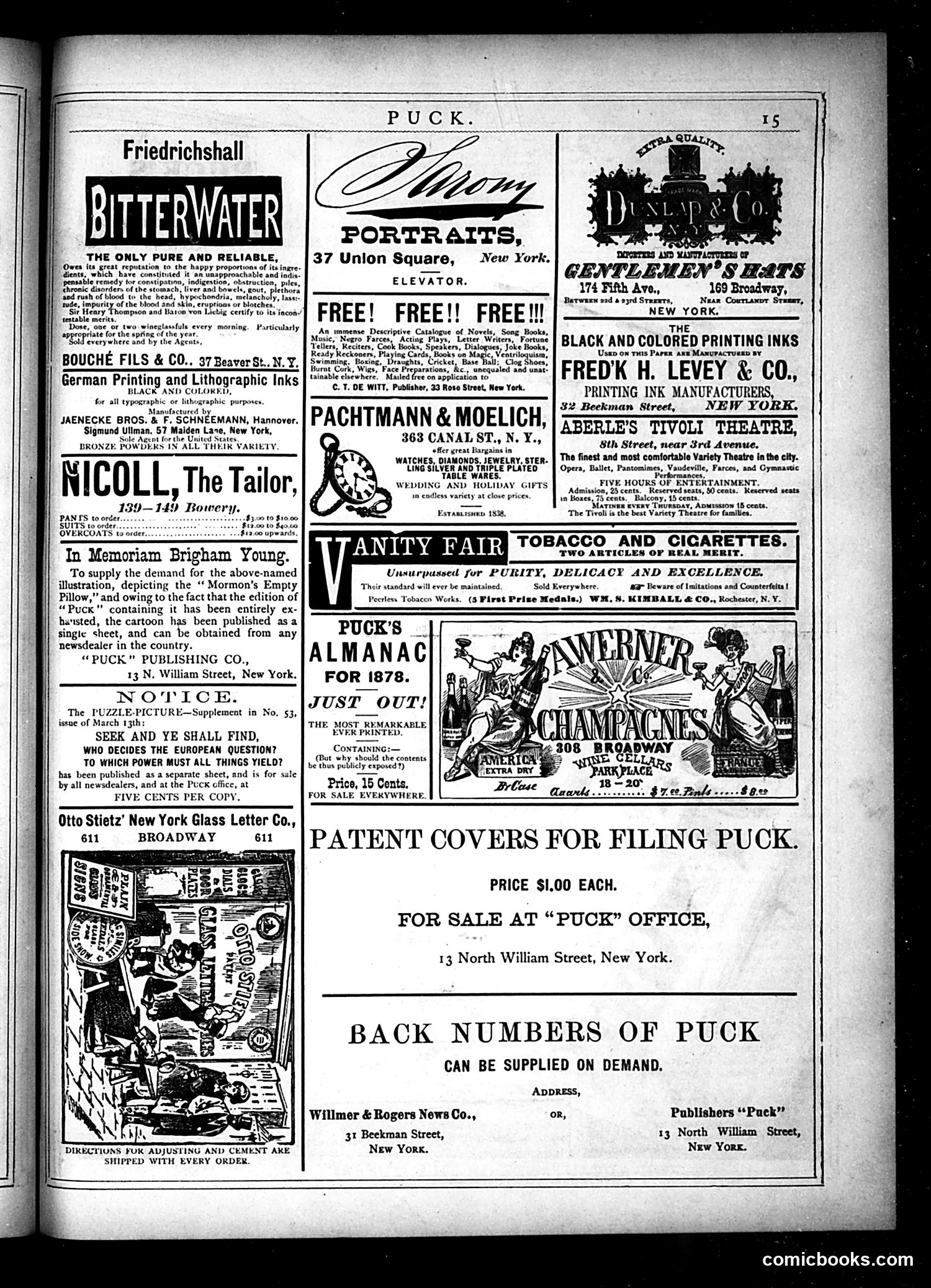 Puck — April 3, 1878 — page 15 of 16