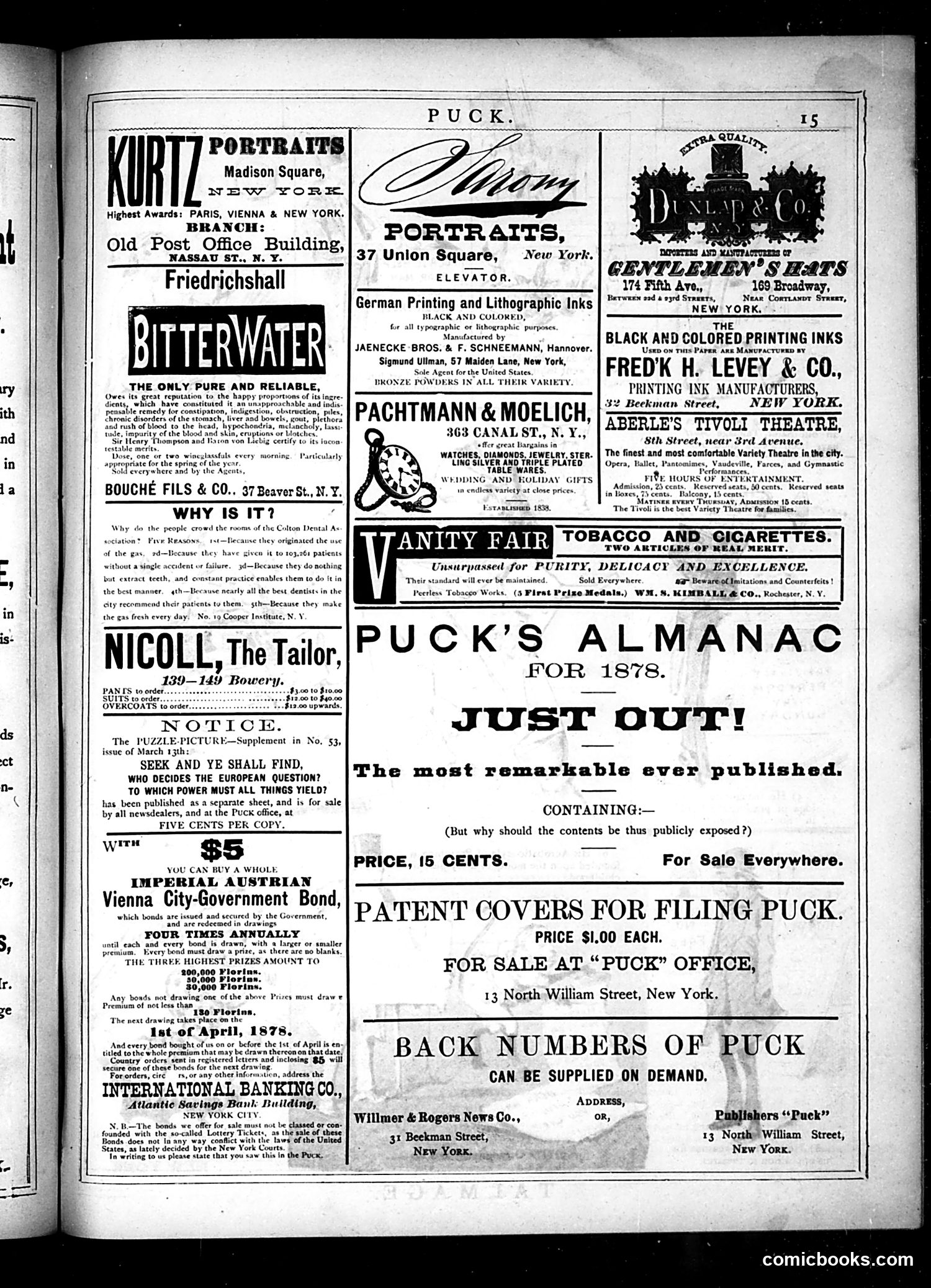 Puck — April 10, 1878 — page 15 of 16