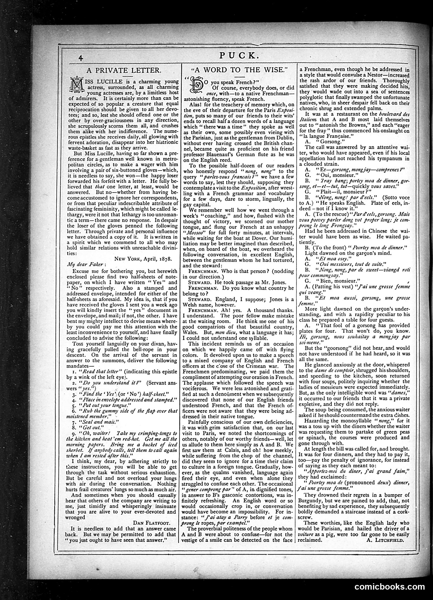 Puck — April 17, 1878 — page 4 of 16
