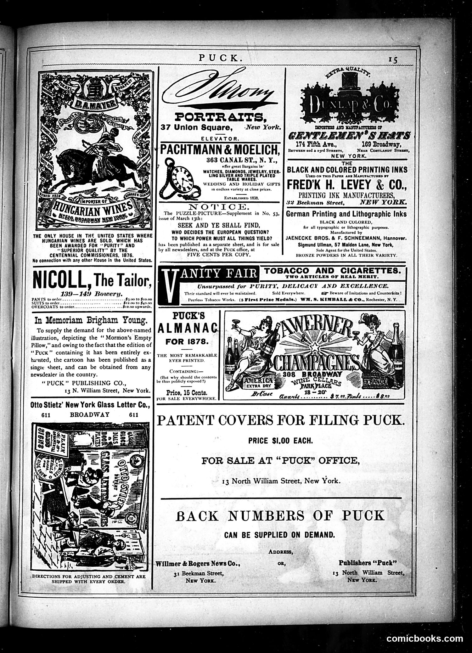 Puck — April 17, 1878 — page 15 of 16