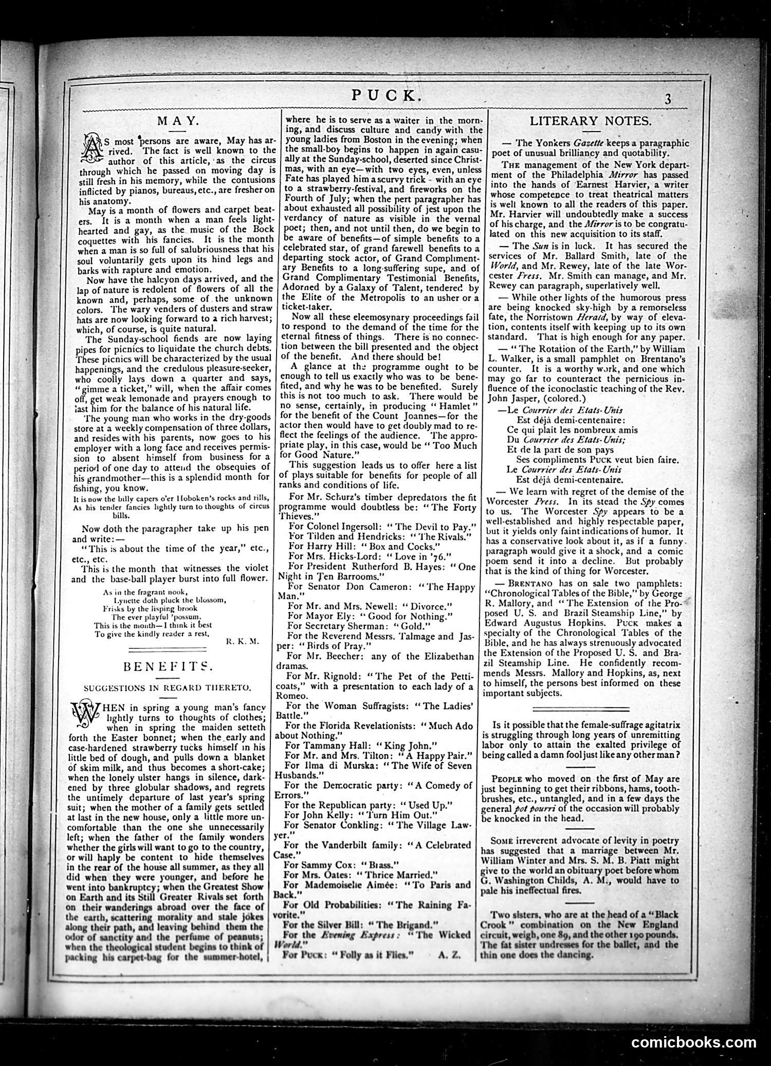 Puck — May 8, 1878 — page 3 of 16