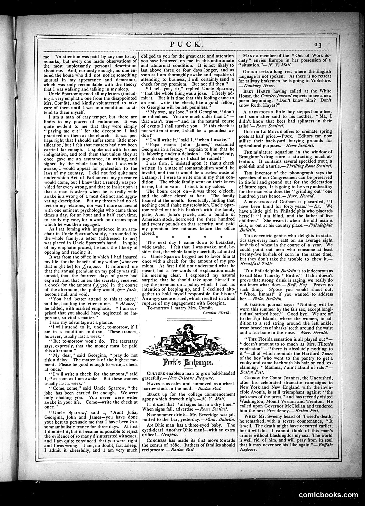 Puck — May 8, 1878 — page 13 of 16