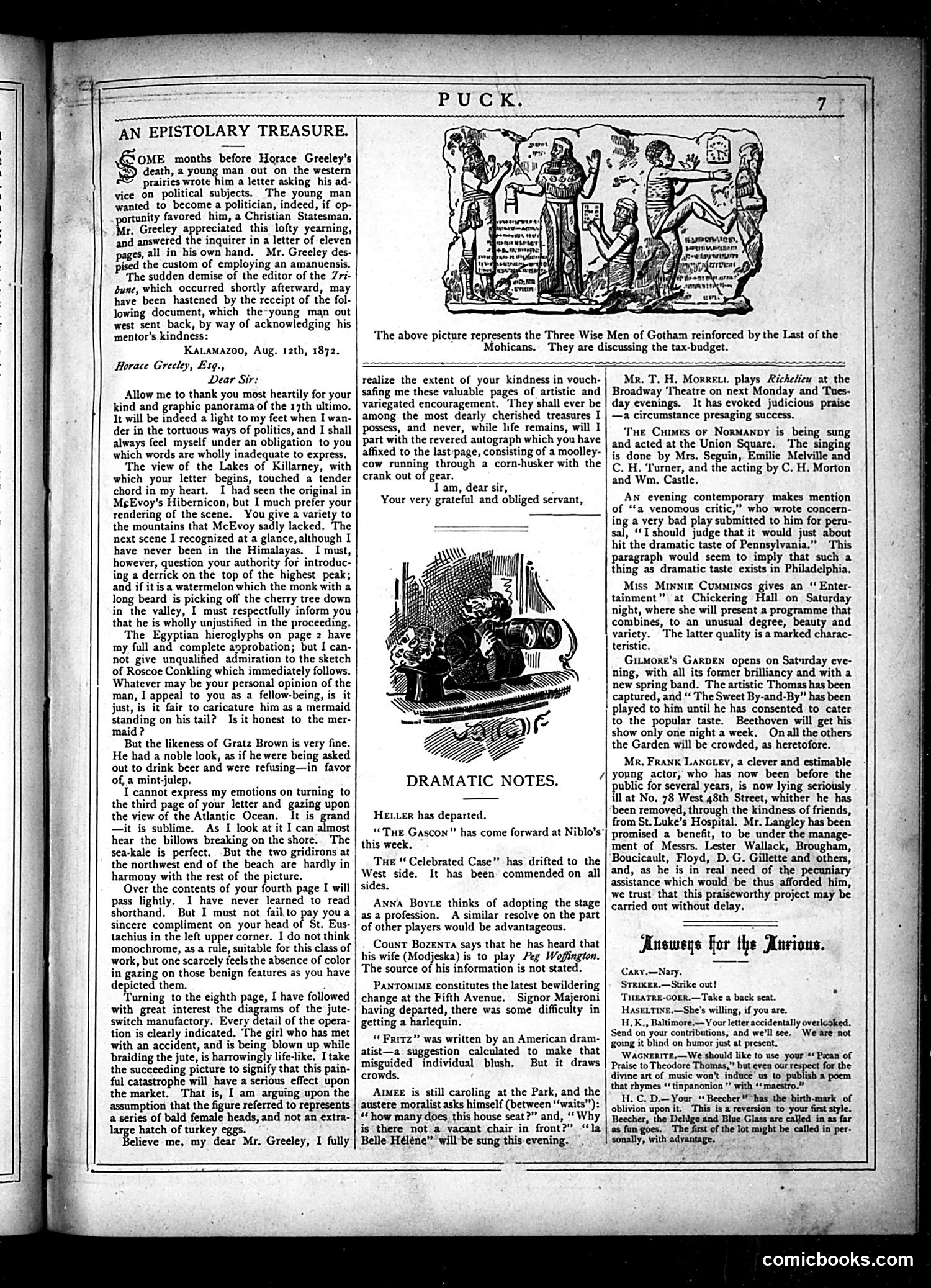 Puck — May 22, 1878 — page 7 of 16