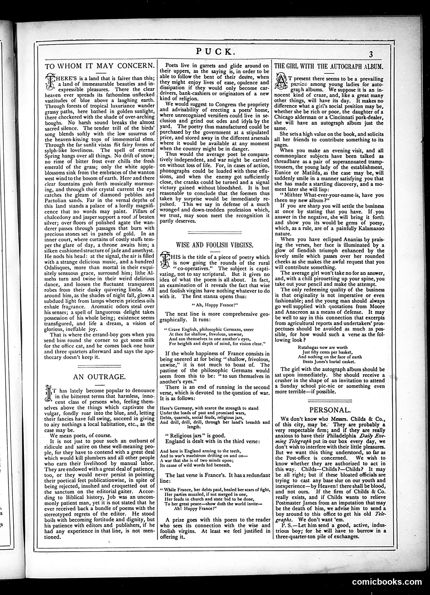 Puck — June 12, 1878 — page 3 of 16