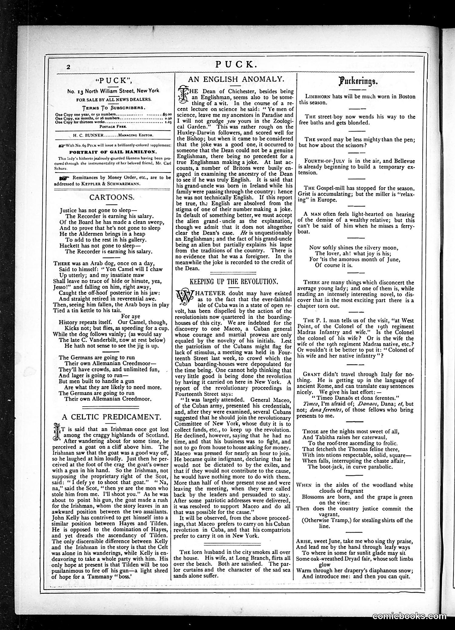 Puck — June 19, 1878 — page 2 of 16