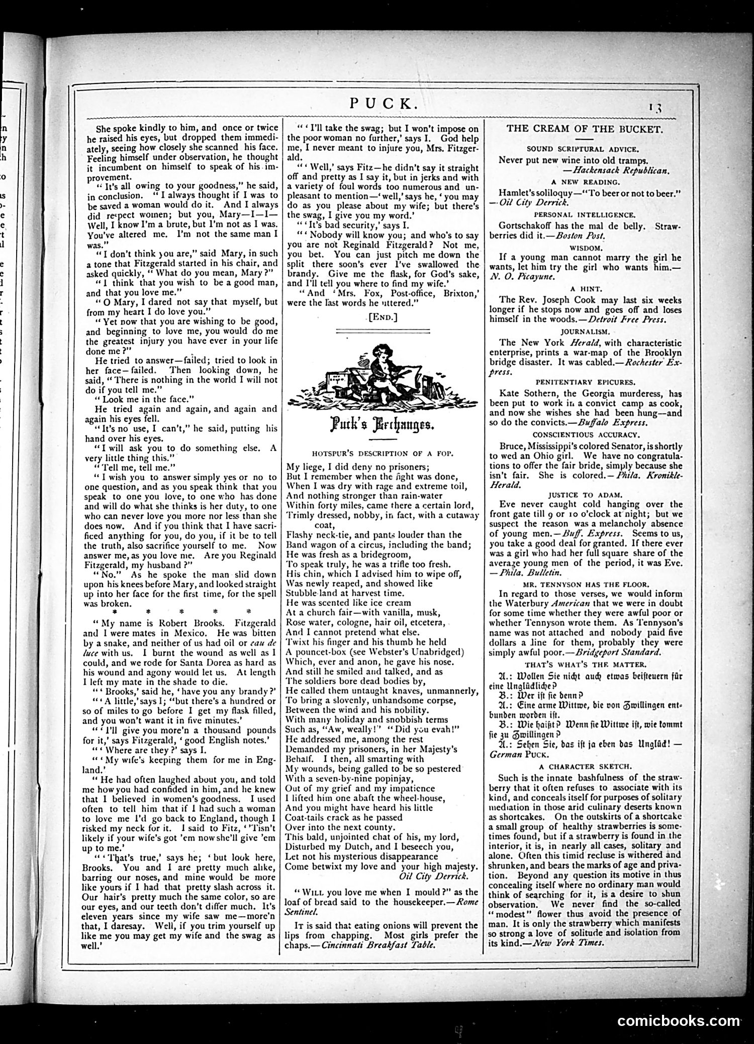 Puck — June 26, 1878 — page 13 of 16