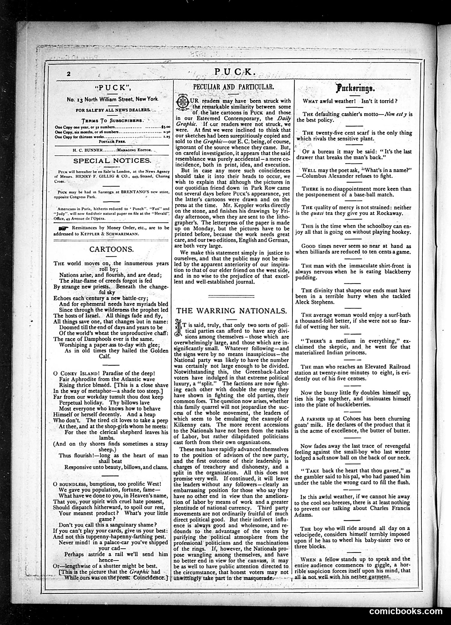 Puck — July 31, 1878 — page 2 of 16