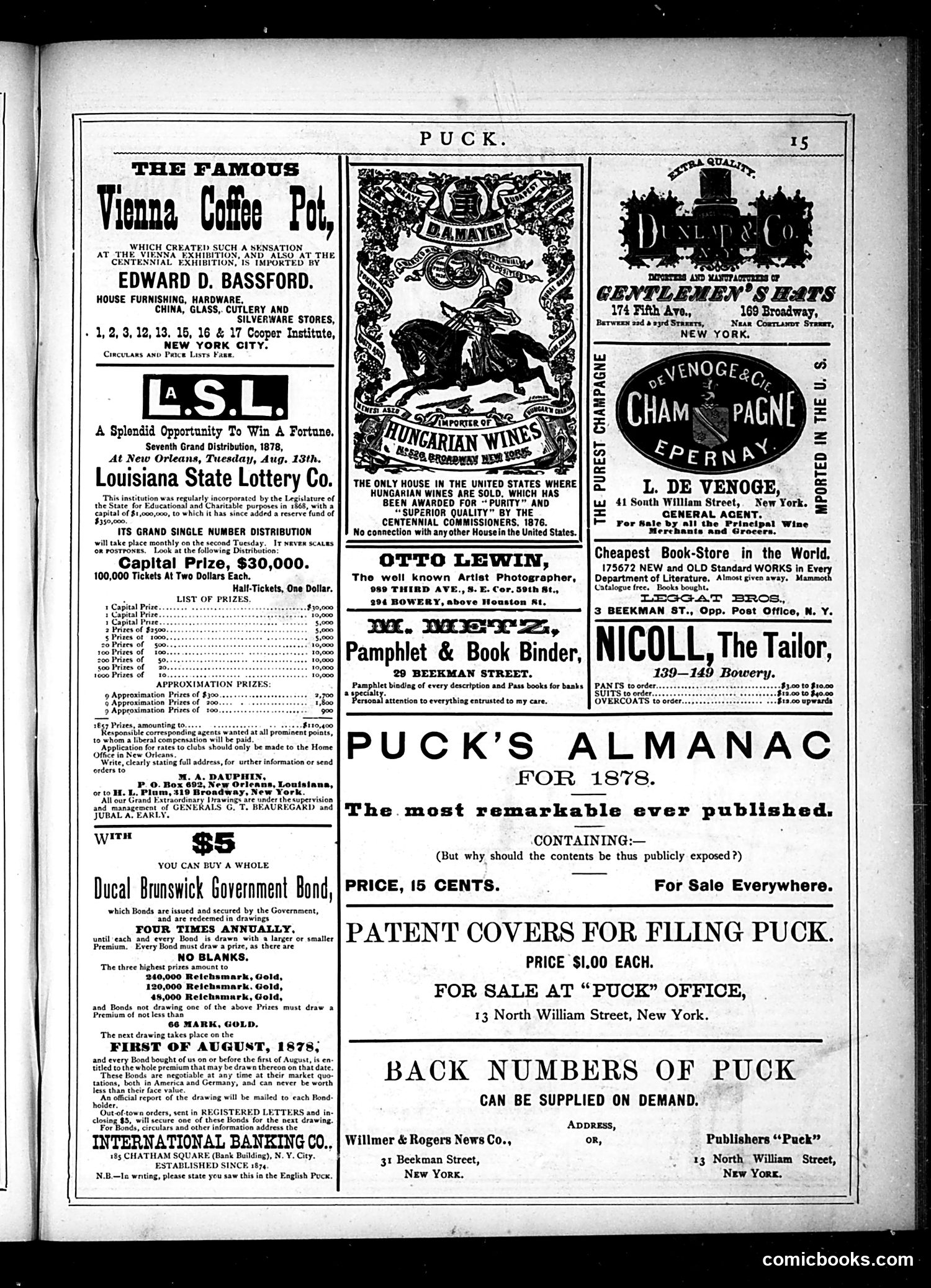 Puck — July 31, 1878 — page 15 of 16