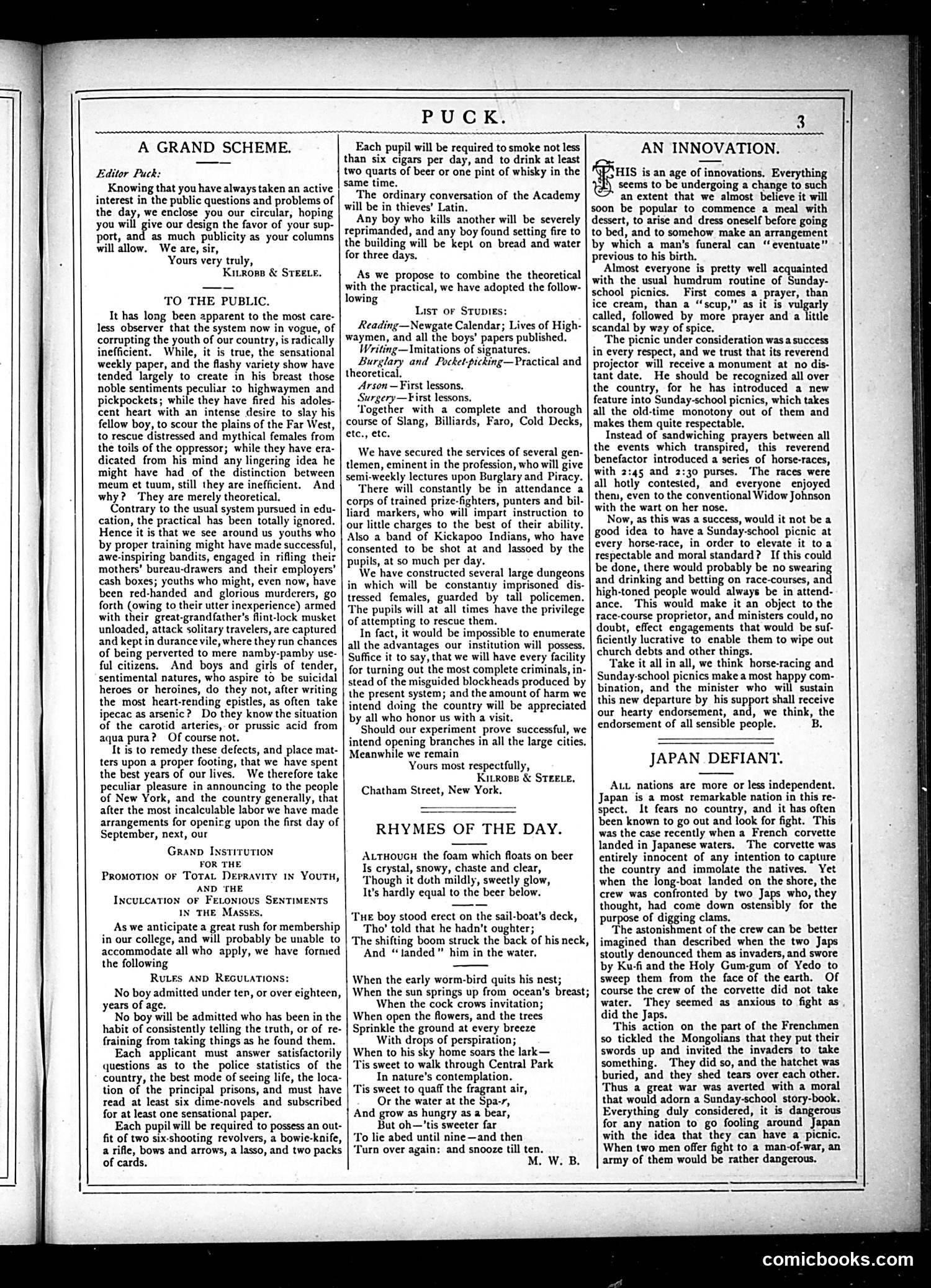 Puck — August 7, 1878 — page 3 of 16