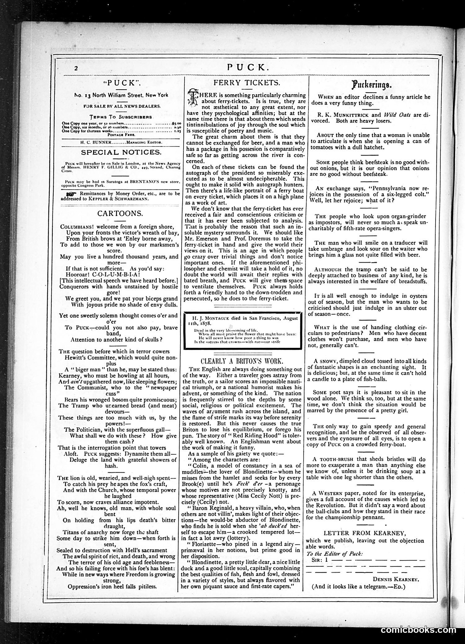 Puck — August 14, 1878 — page 2 of 16