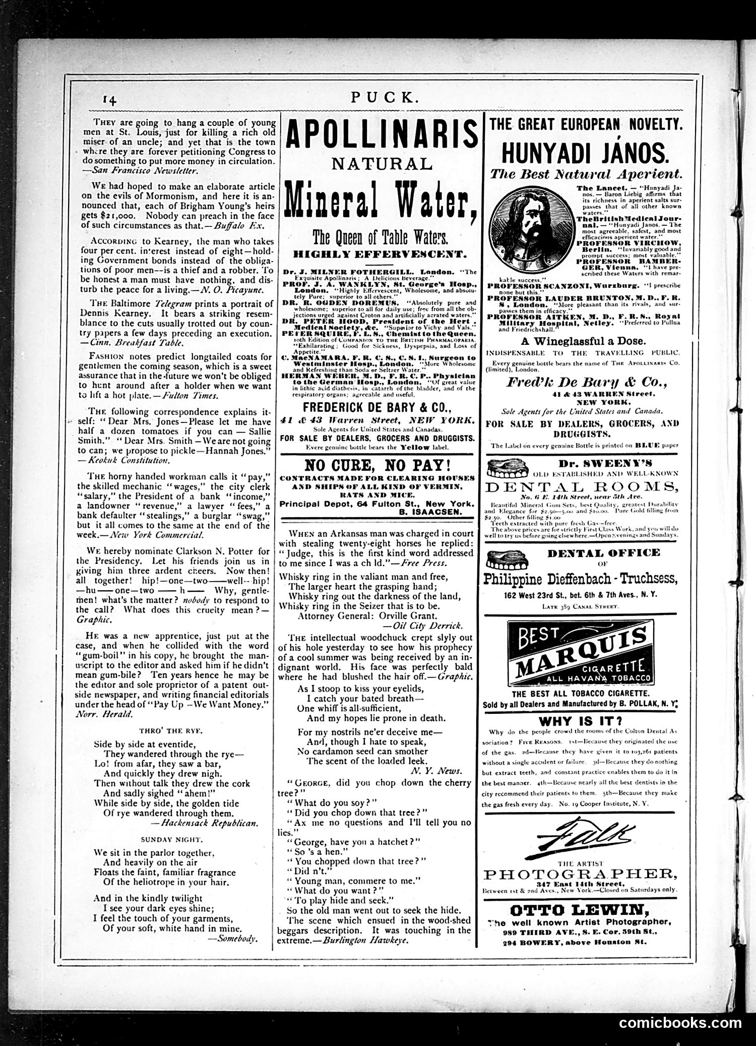 Puck — August 28, 1878 — page 14 of 16