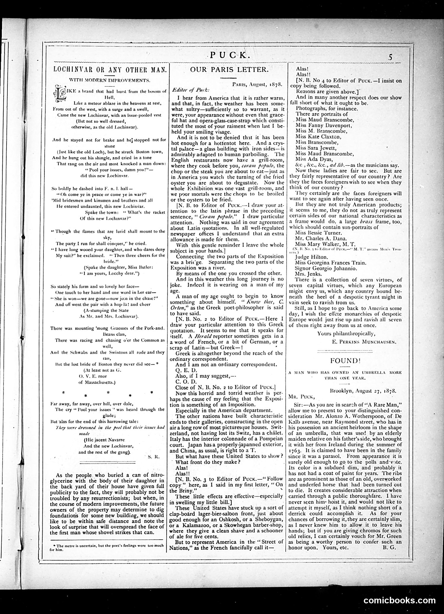 Puck — September 4, 1878 — page 5 of 17