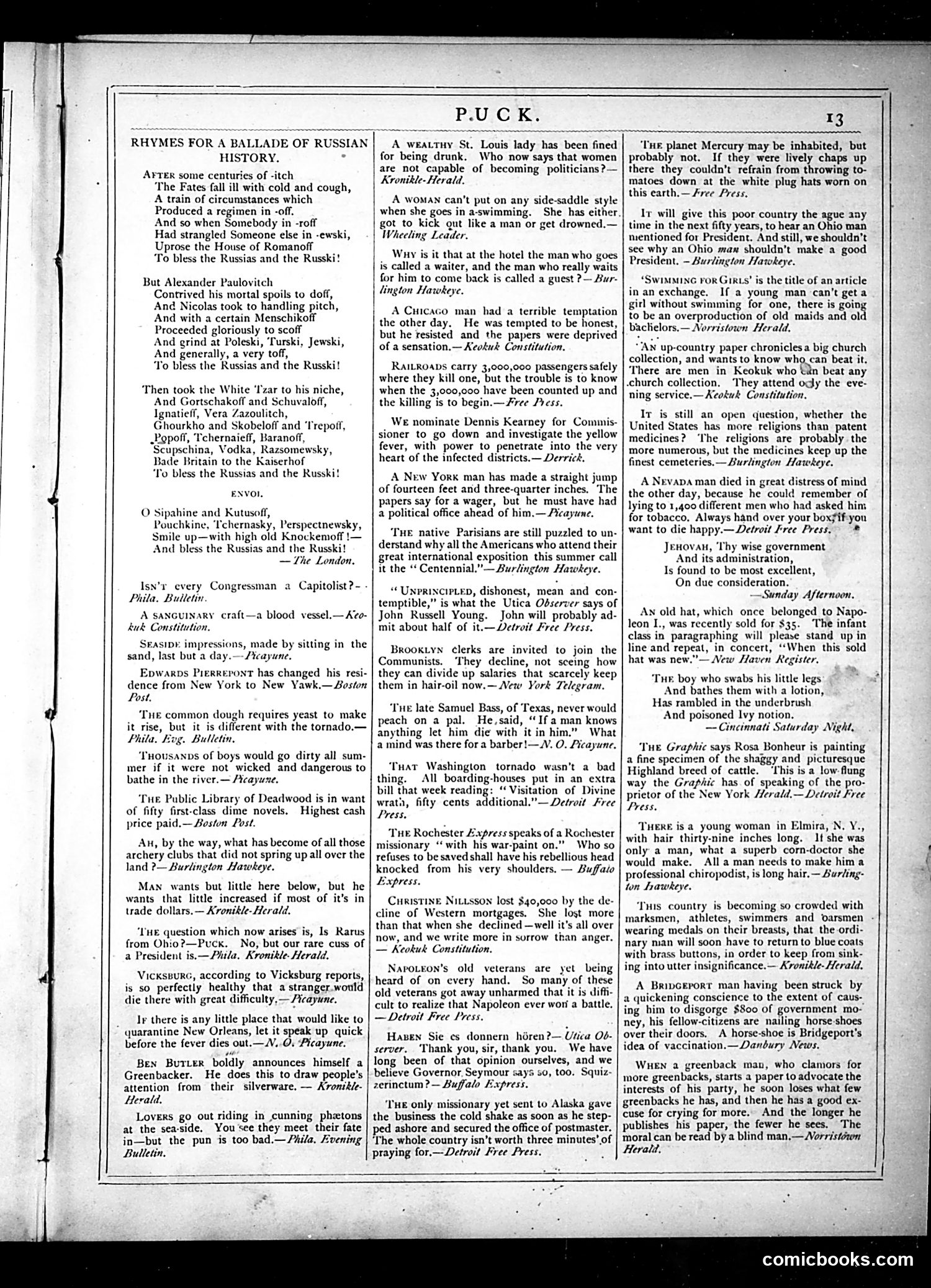 Puck — September 4, 1878 — page 13 of 17
