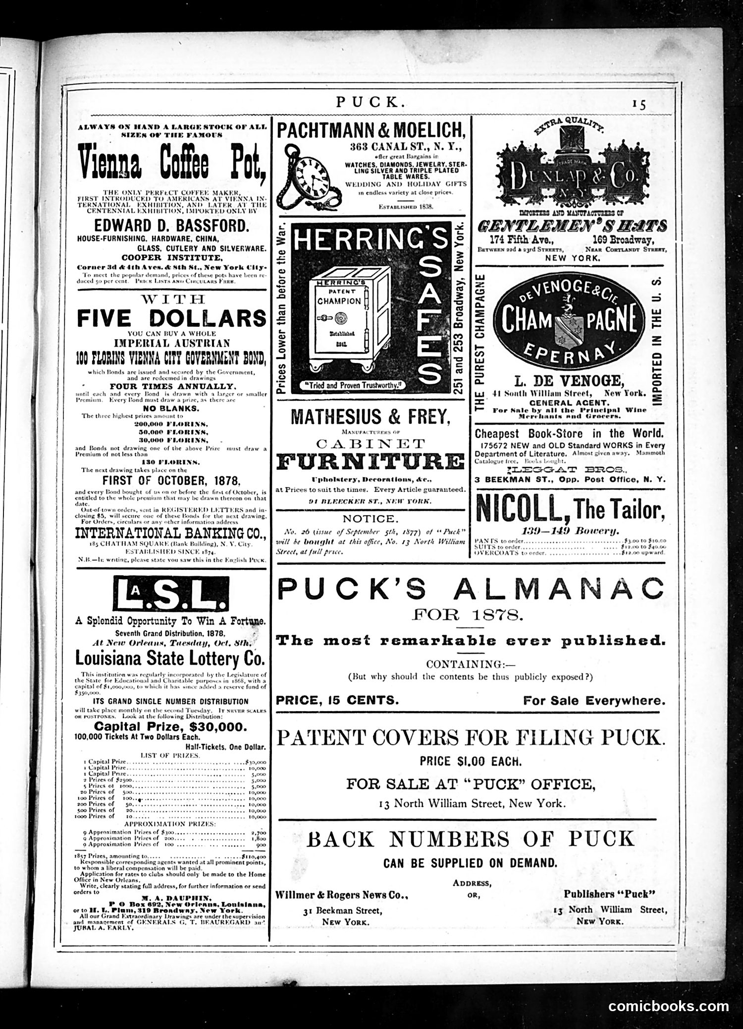 Puck — September 11, 1878 — page 15 of 16