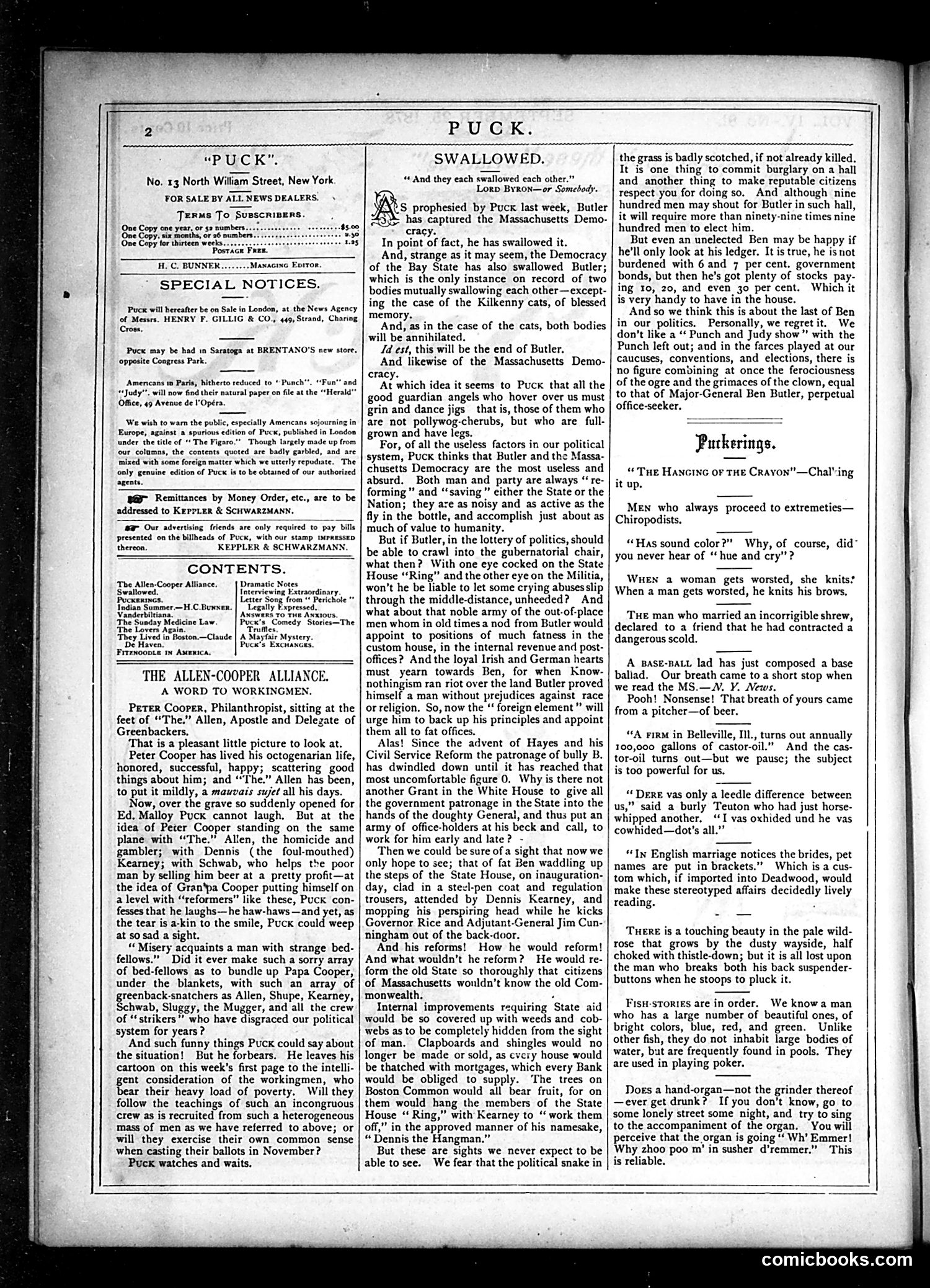 Puck — September 25, 1878 — page 2 of 16