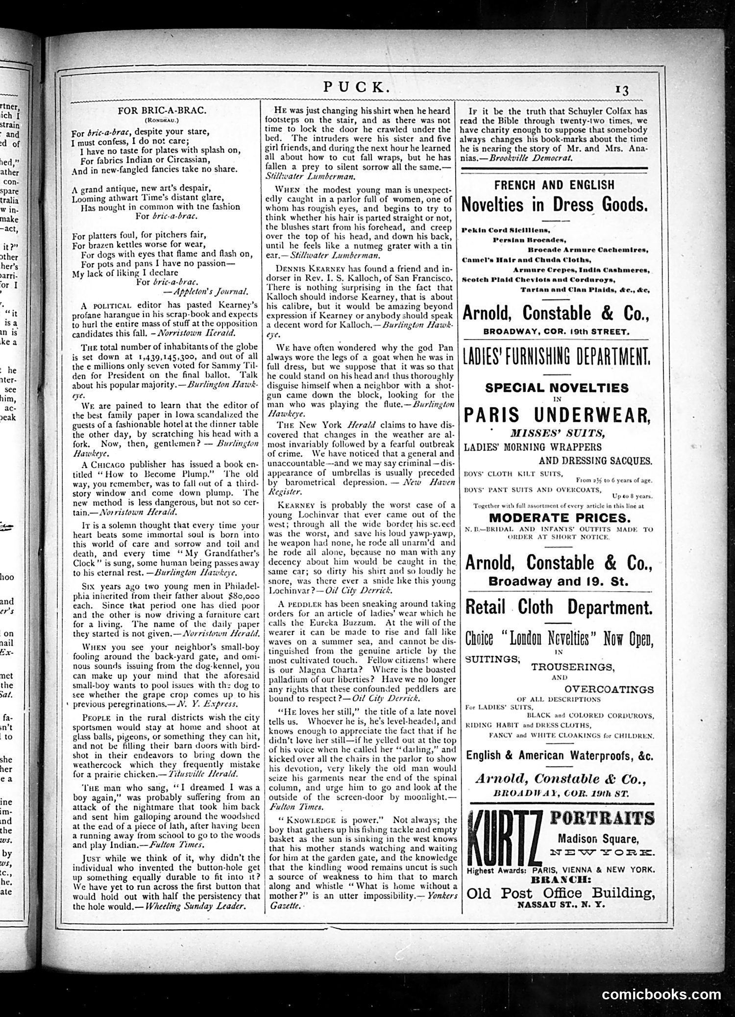 Puck — October 9, 1878 — page 13 of 16
