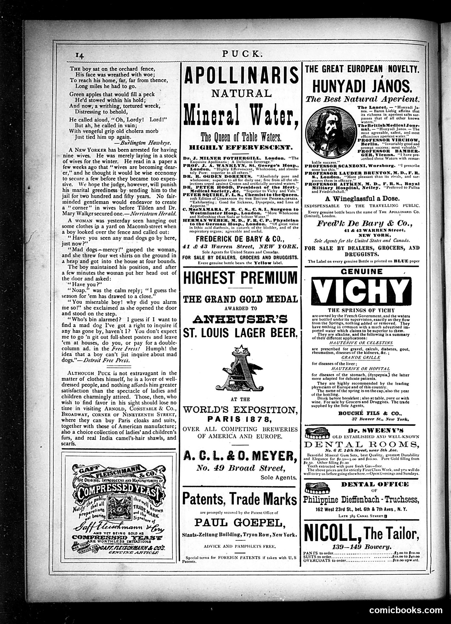 Puck — October 9, 1878 — page 14 of 16