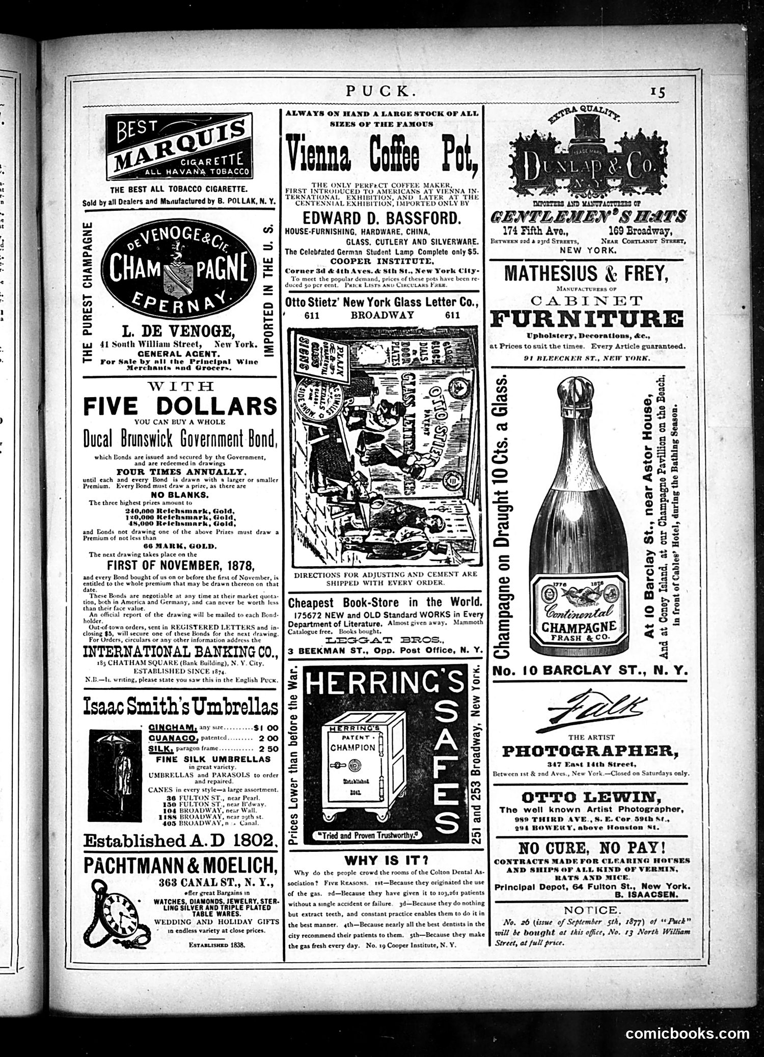 Puck — October 9, 1878 — page 15 of 16