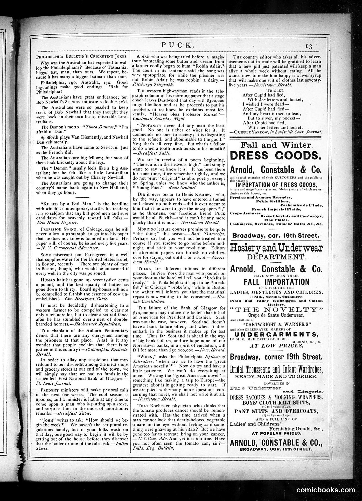 Puck — October 16, 1878 — page 13 of 16