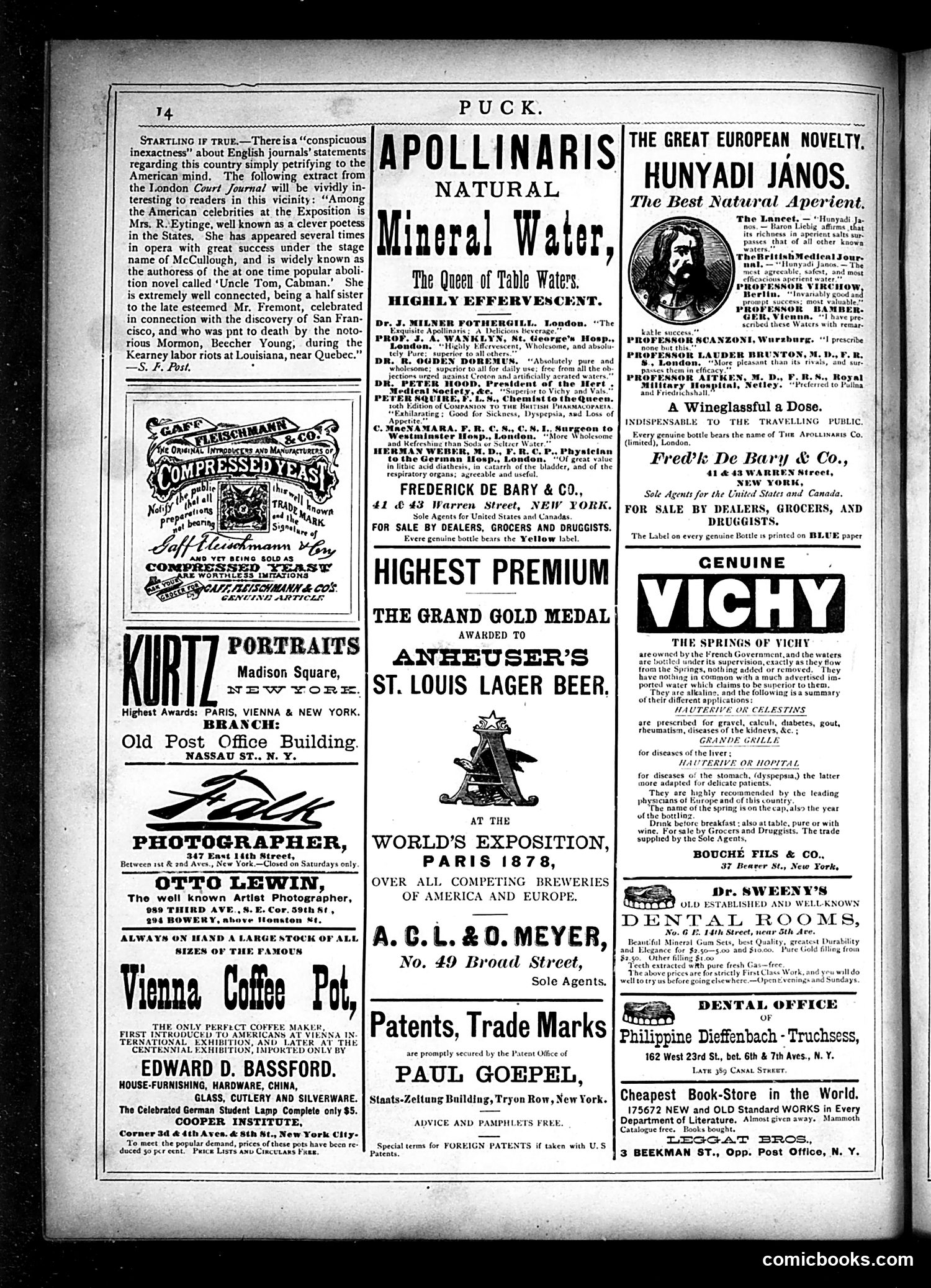 Puck — October 16, 1878 — page 14 of 16