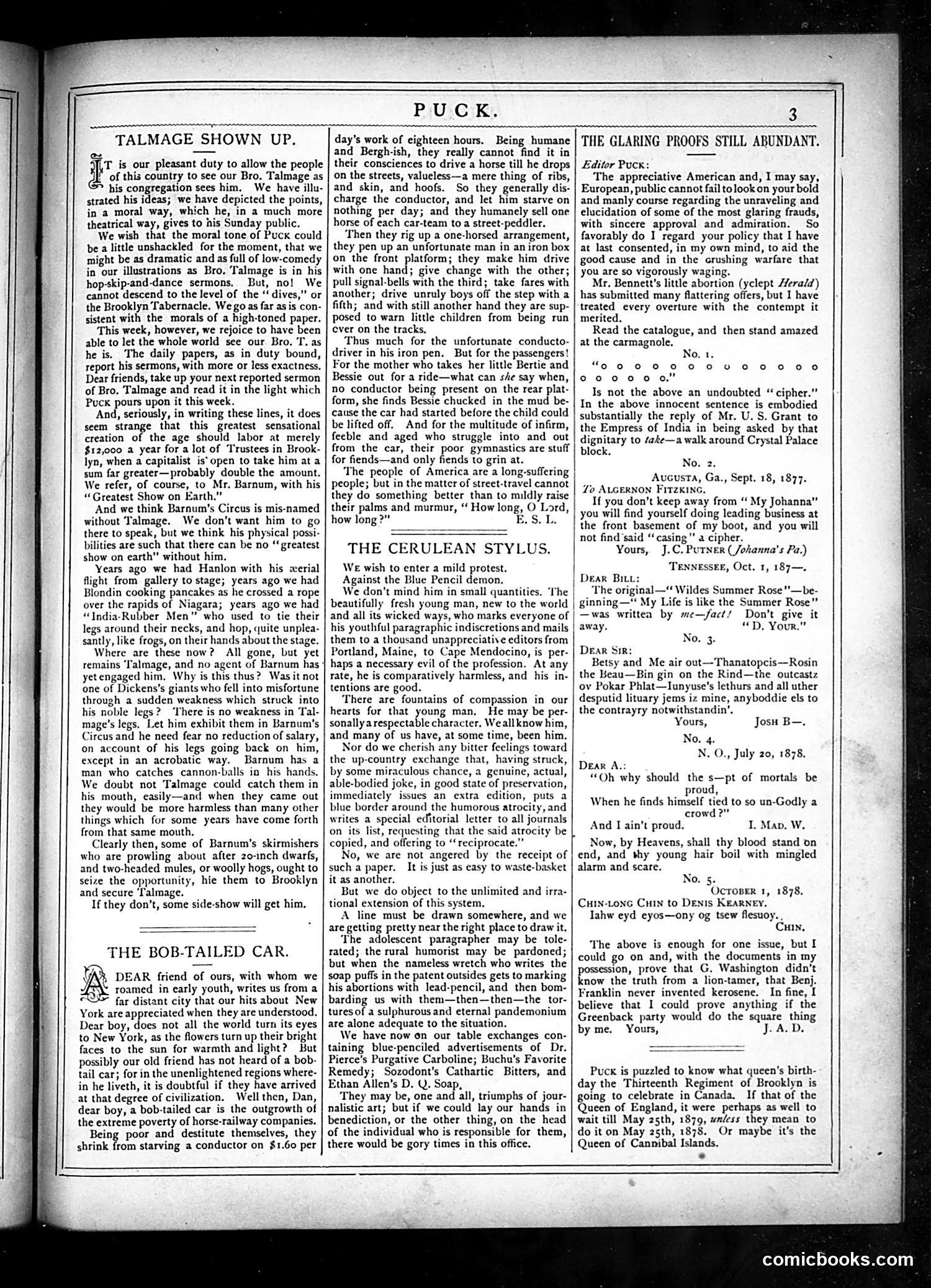 Puck — November 6, 1878 — page 3 of 16