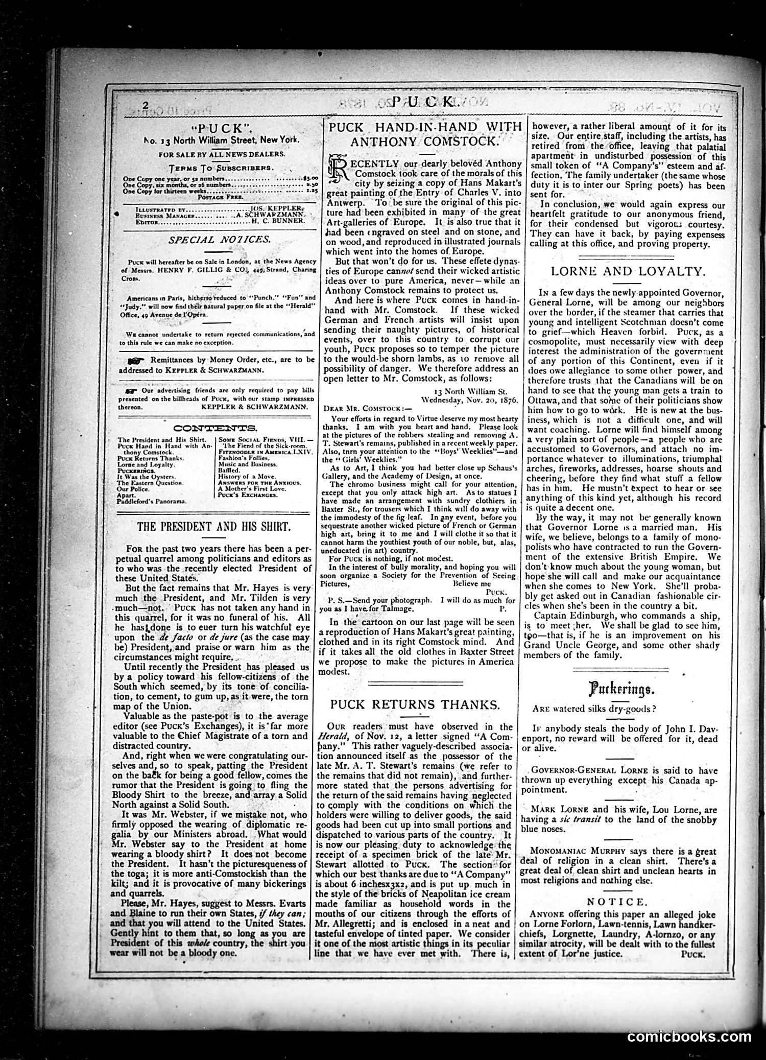 Puck — November 20, 1878 — page 2 of 16