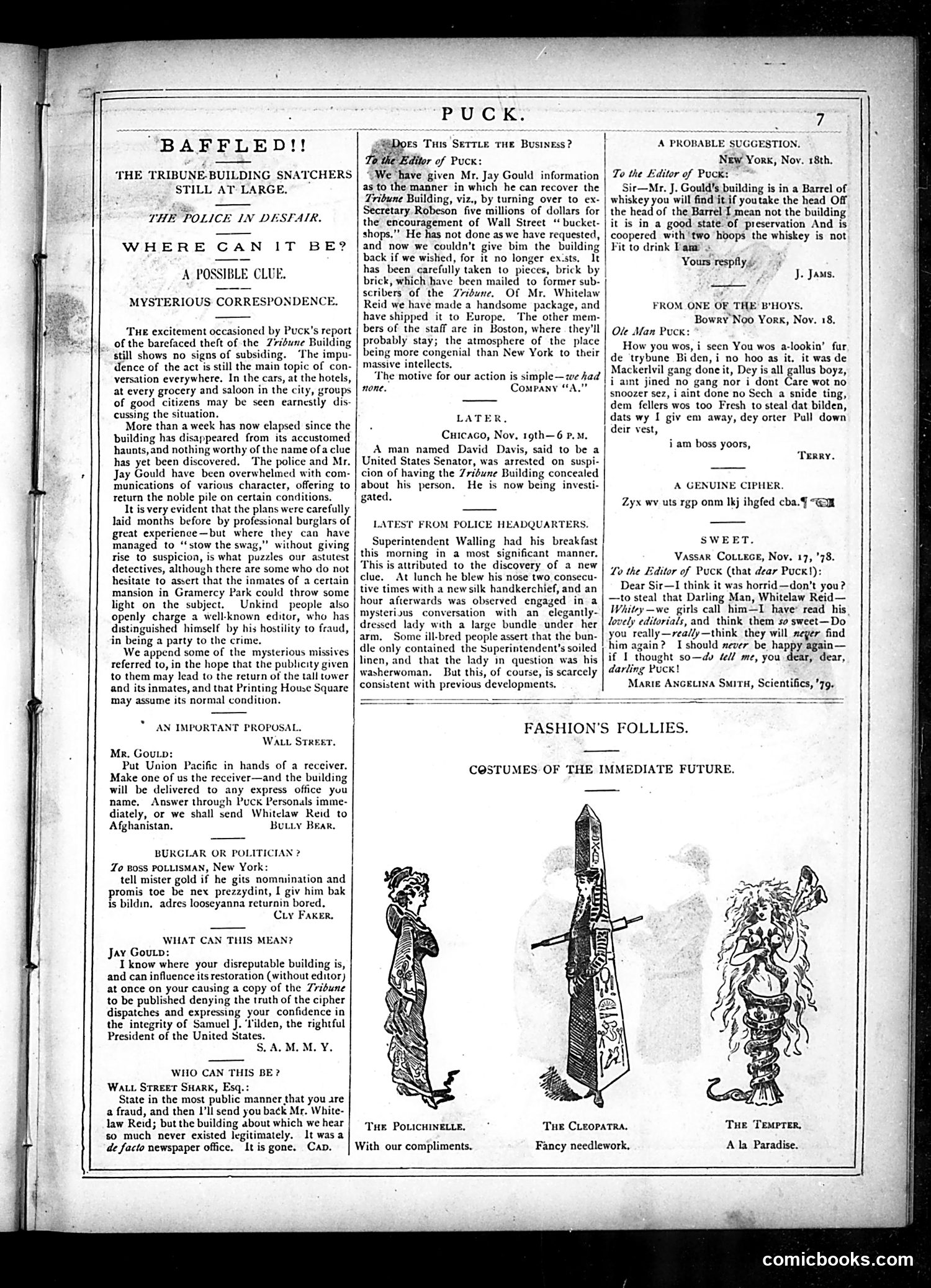 Puck — November 20, 1878 — page 7 of 16
