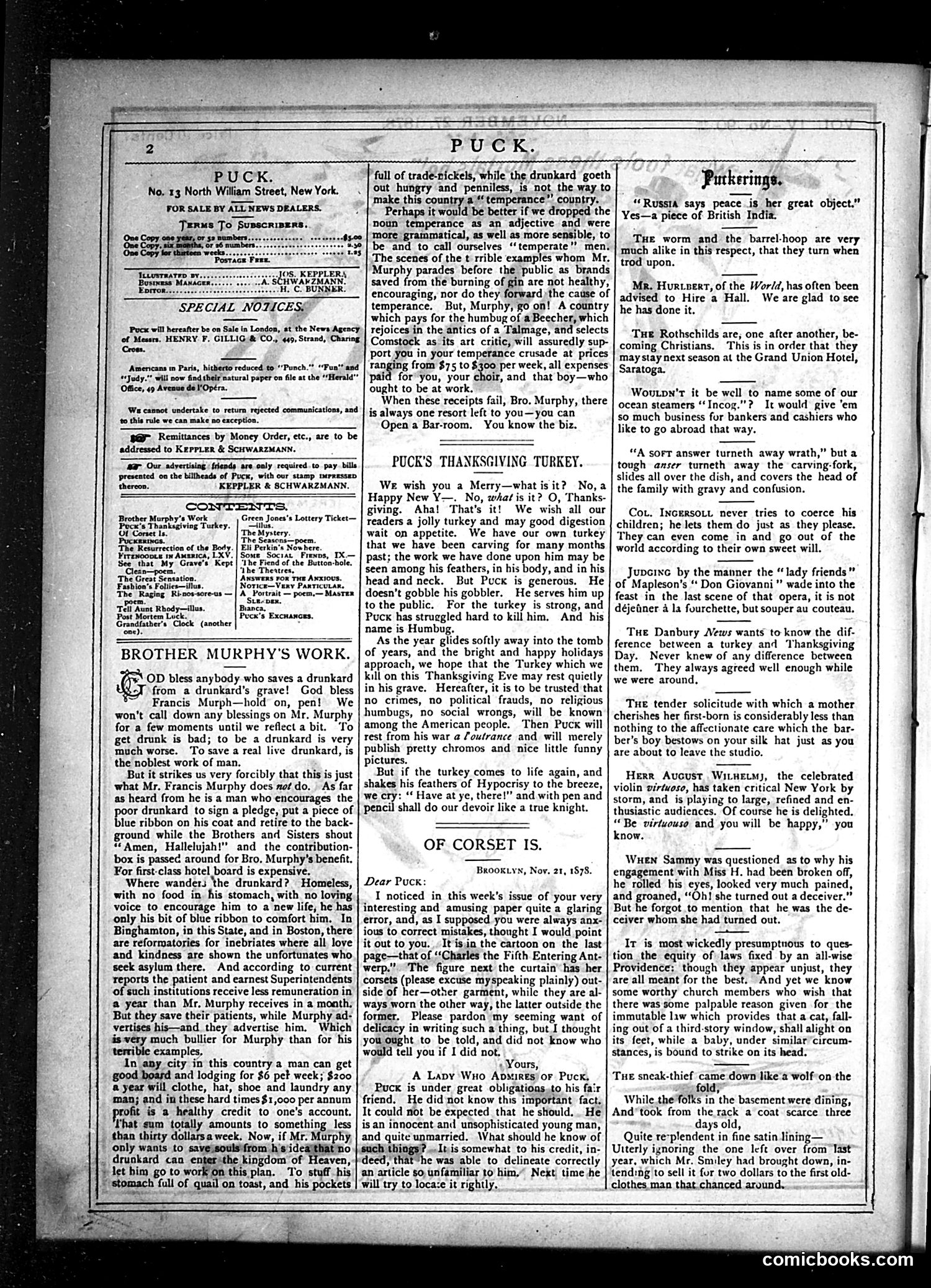 Puck — November 27, 1878 — page 2 of 16