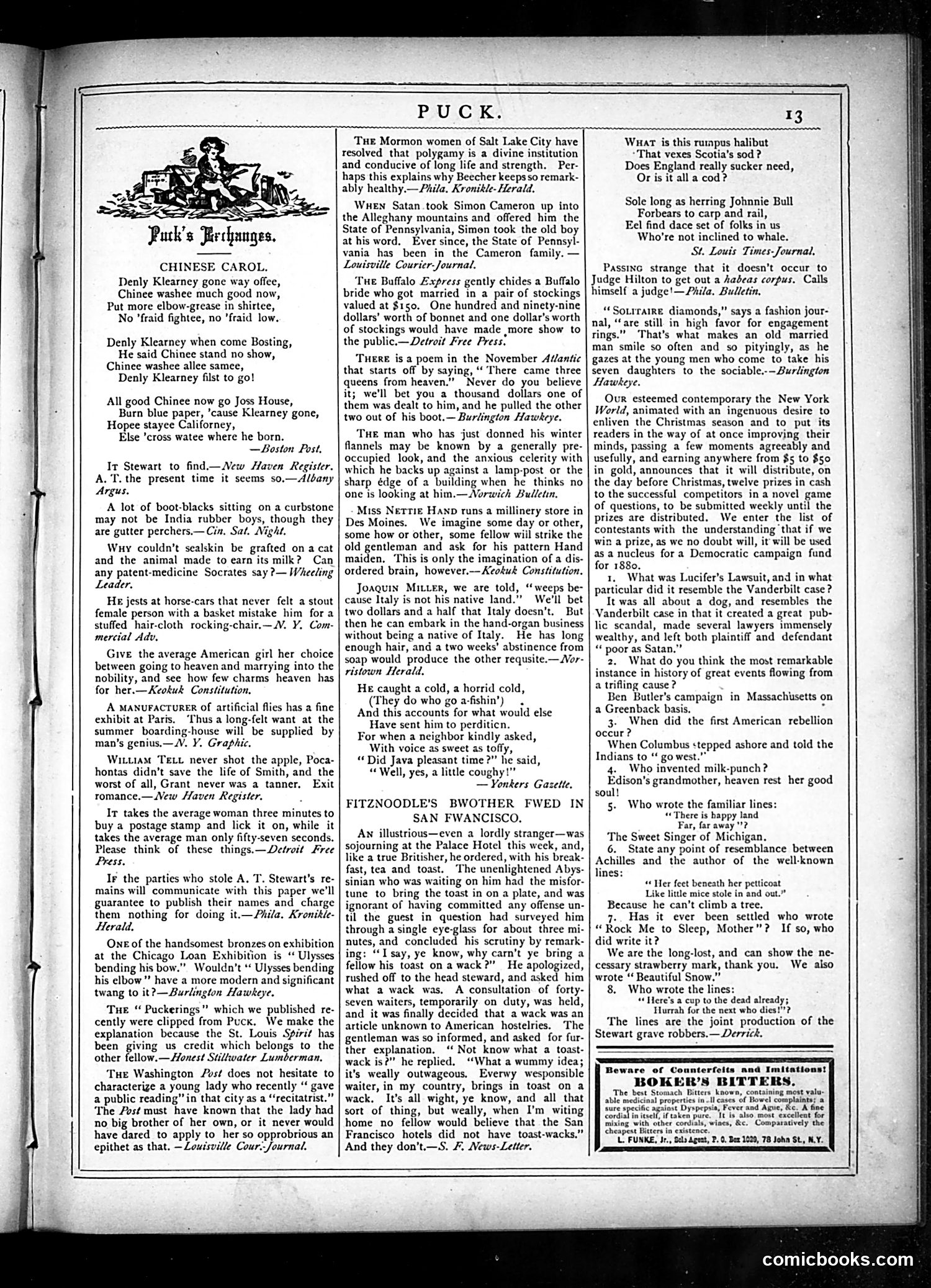 Puck — November 27, 1878 — page 13 of 16