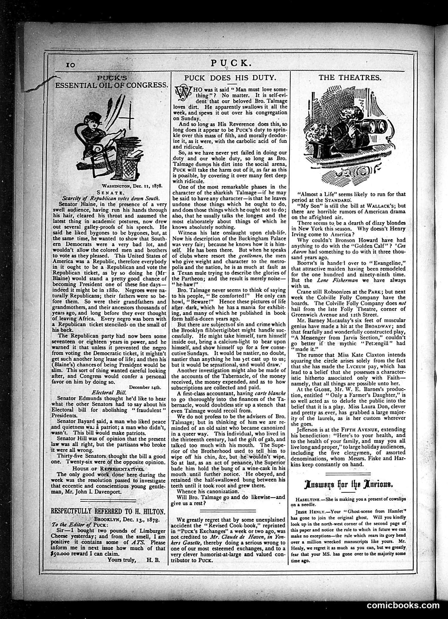 Puck — December 18, 1878 — page 10 of 17