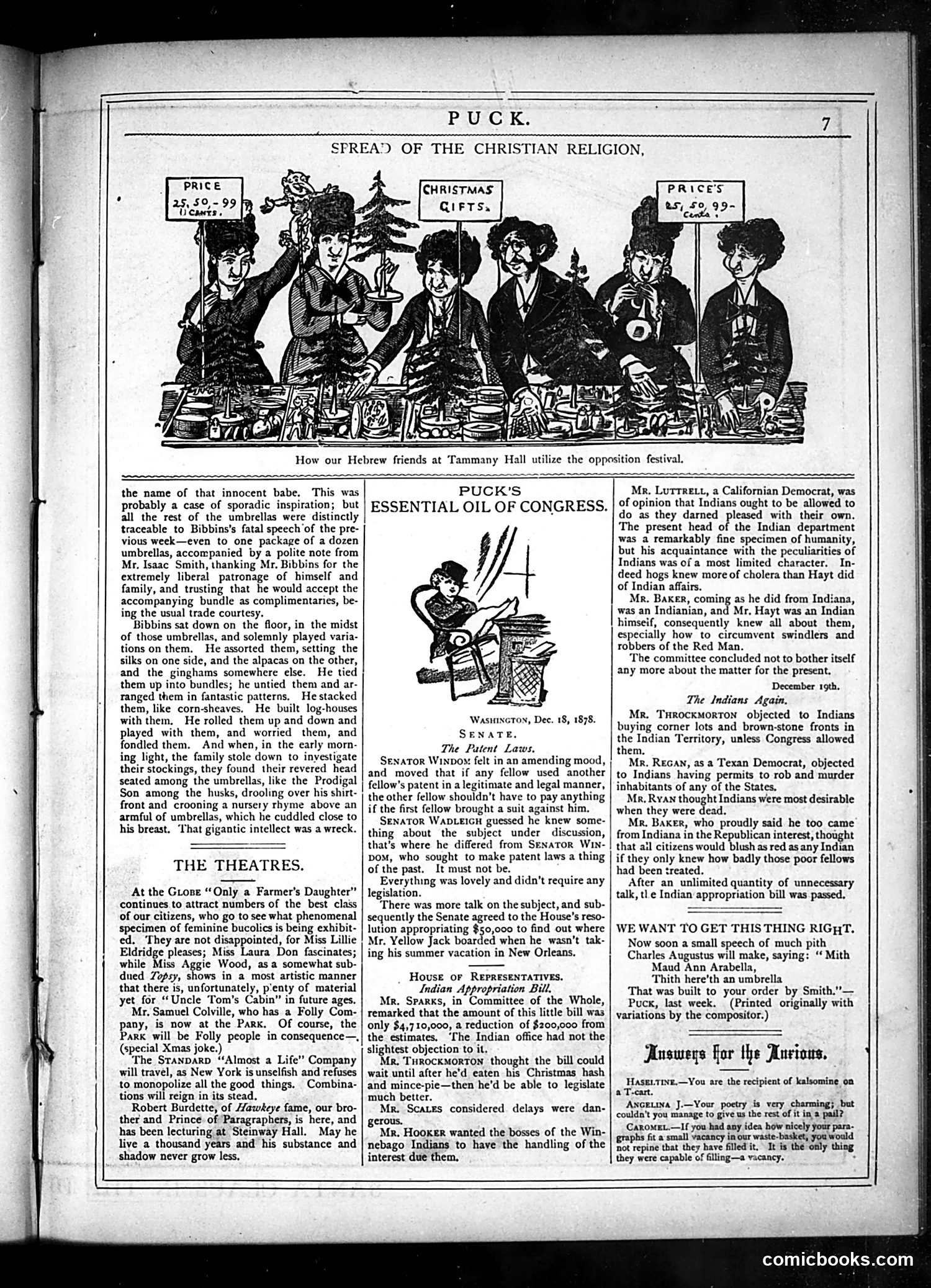 Puck — December 25, 1878 — page 7 of 16