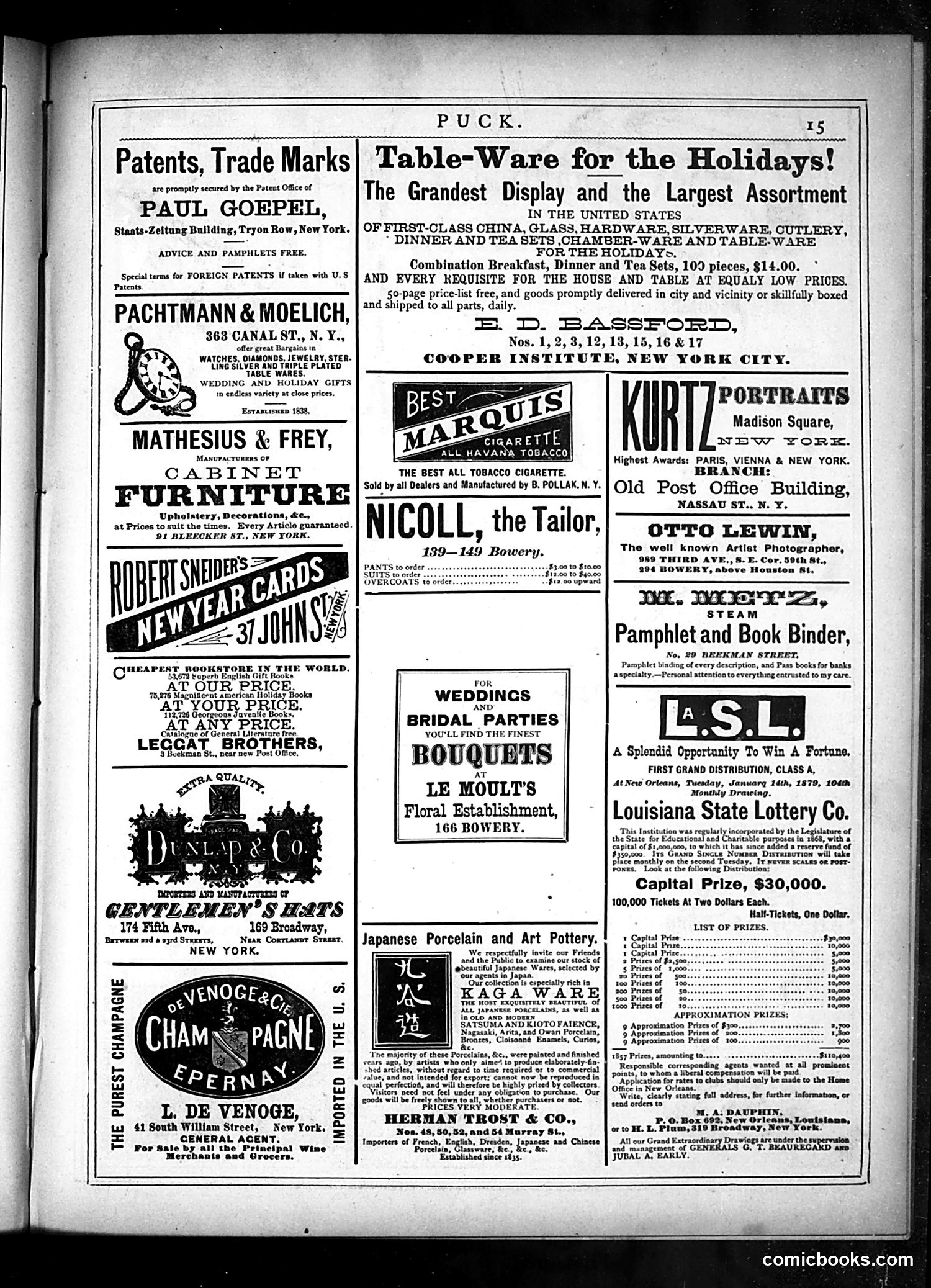 Puck — December 25, 1878 — page 15 of 16