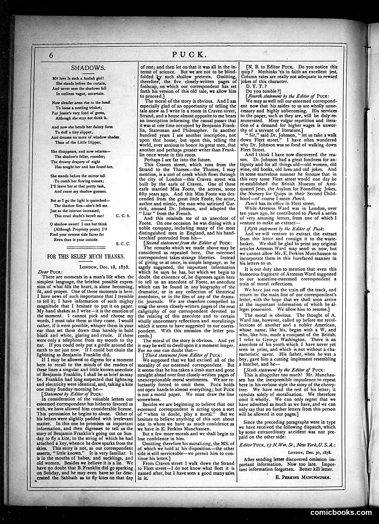 Puck — January 1, 1879 — page 6 of 16