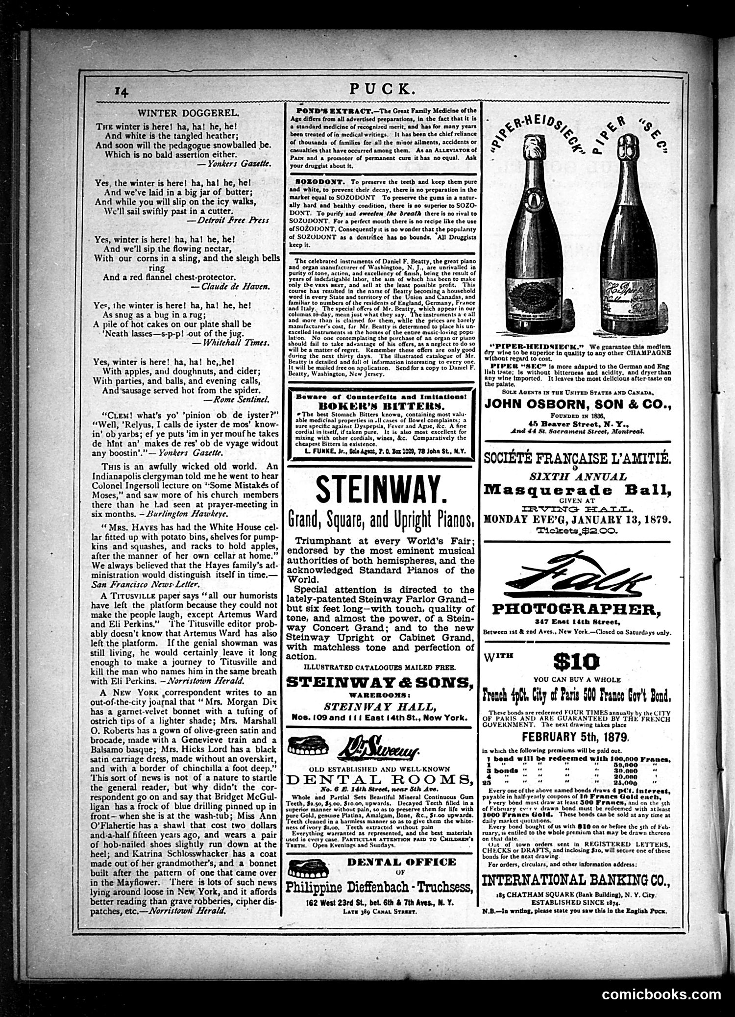 Puck — January 1, 1879 — page 14 of 16