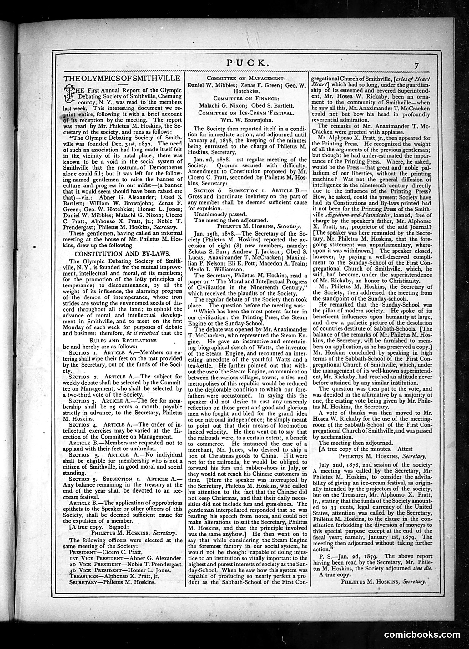 Puck — January 8, 1879 — page 7 of 16