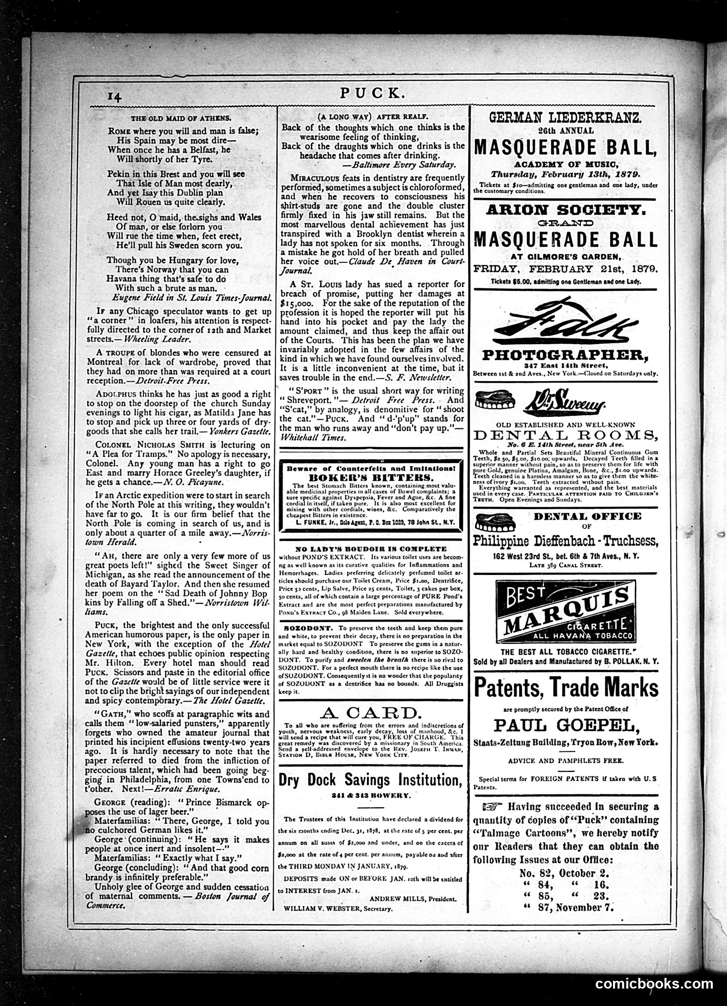 Puck — January 15, 1879 — page 14 of 16