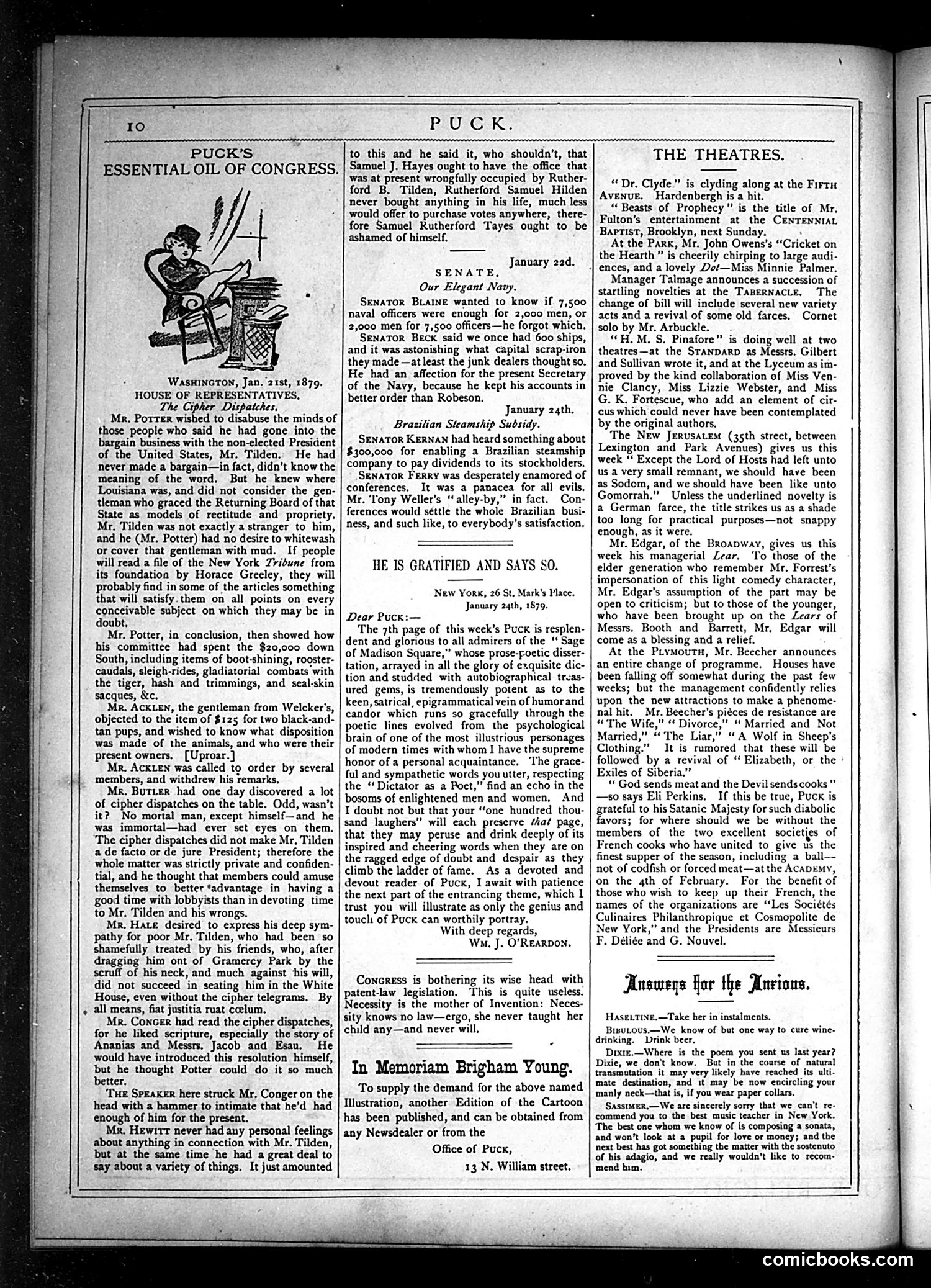 Puck — January 29, 1879 — page 10 of 16