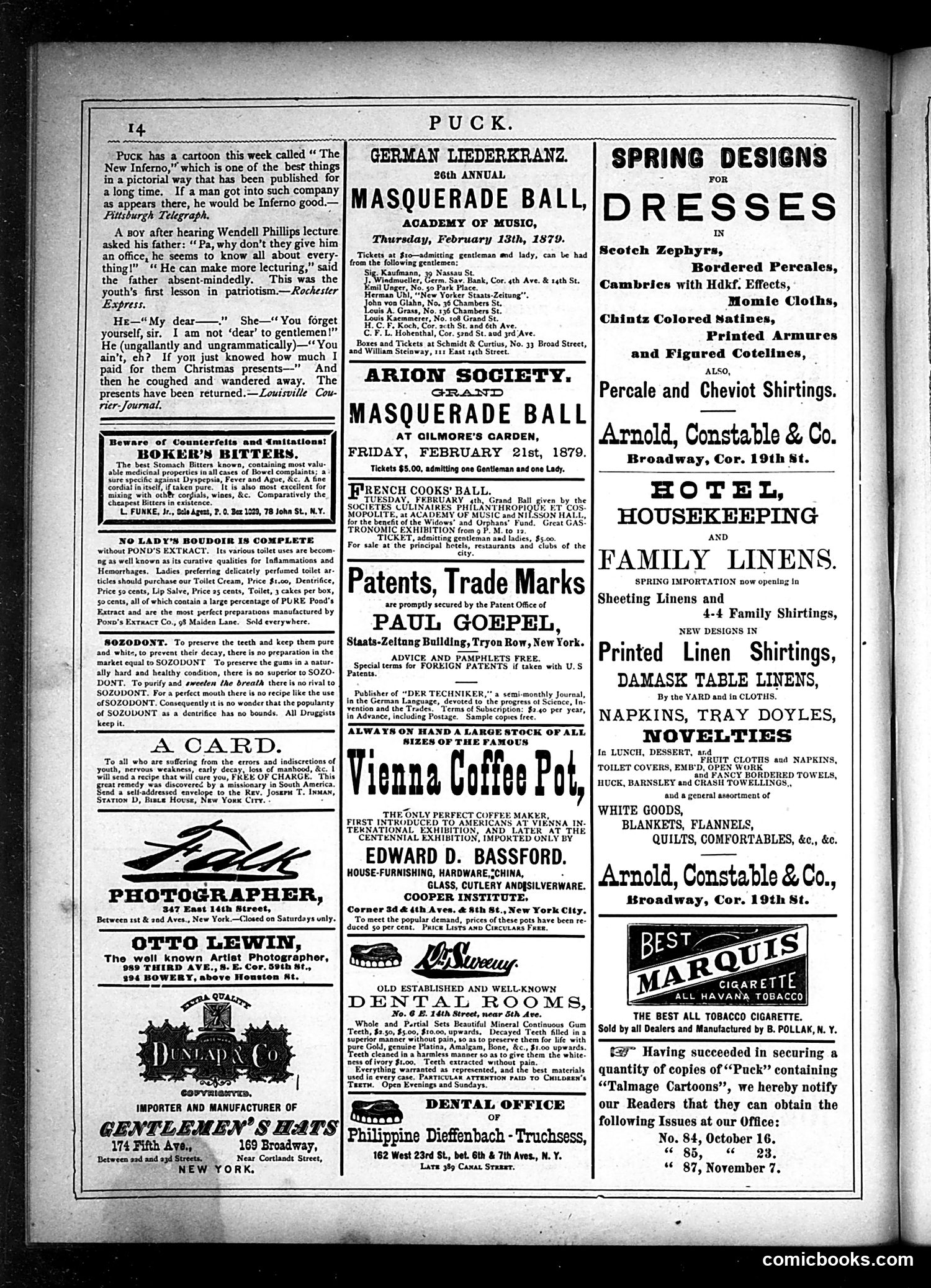 Puck — January 29, 1879 — page 14 of 16
