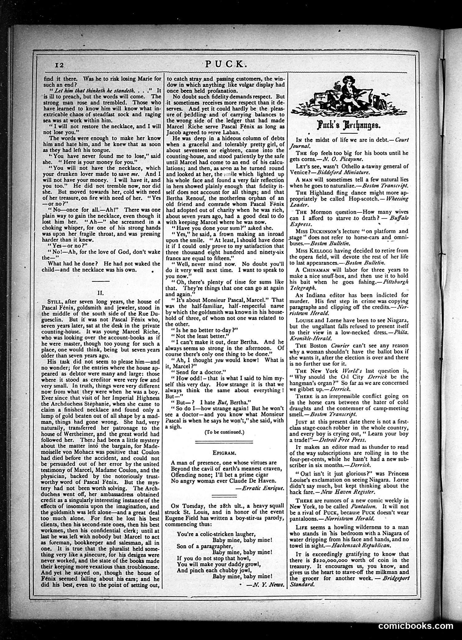 Puck — February 12, 1879 — page 12 of 16