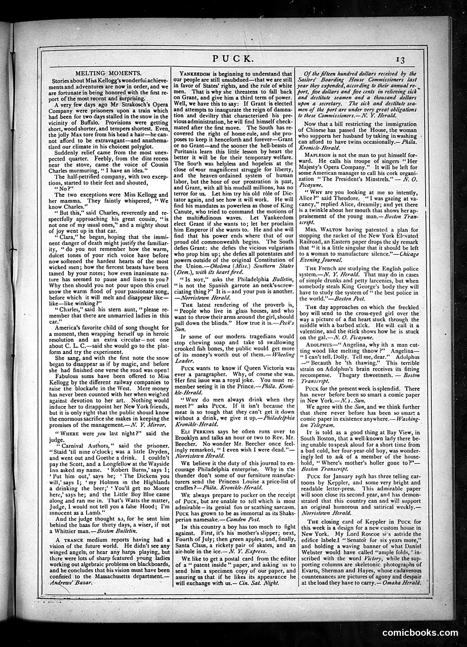 Puck — February 12, 1879 — page 13 of 16