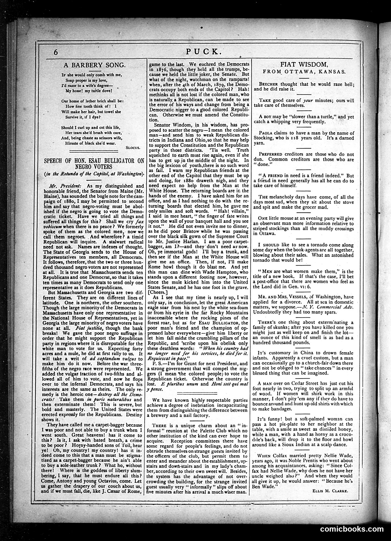 Puck — February 19, 1879 — page 6 of 16